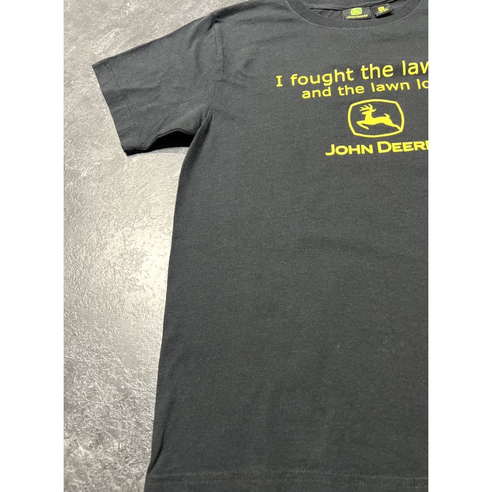 John Deere John Deere Graphic T-Shirt Men M Black I Fought The Lawn Shirt Short Sleeve Crew Neck Cotton Graphic Print John Deere Mens M Black - Vintage: No Size US M / EU 48-50 / 2 - 5 Thumbnail
