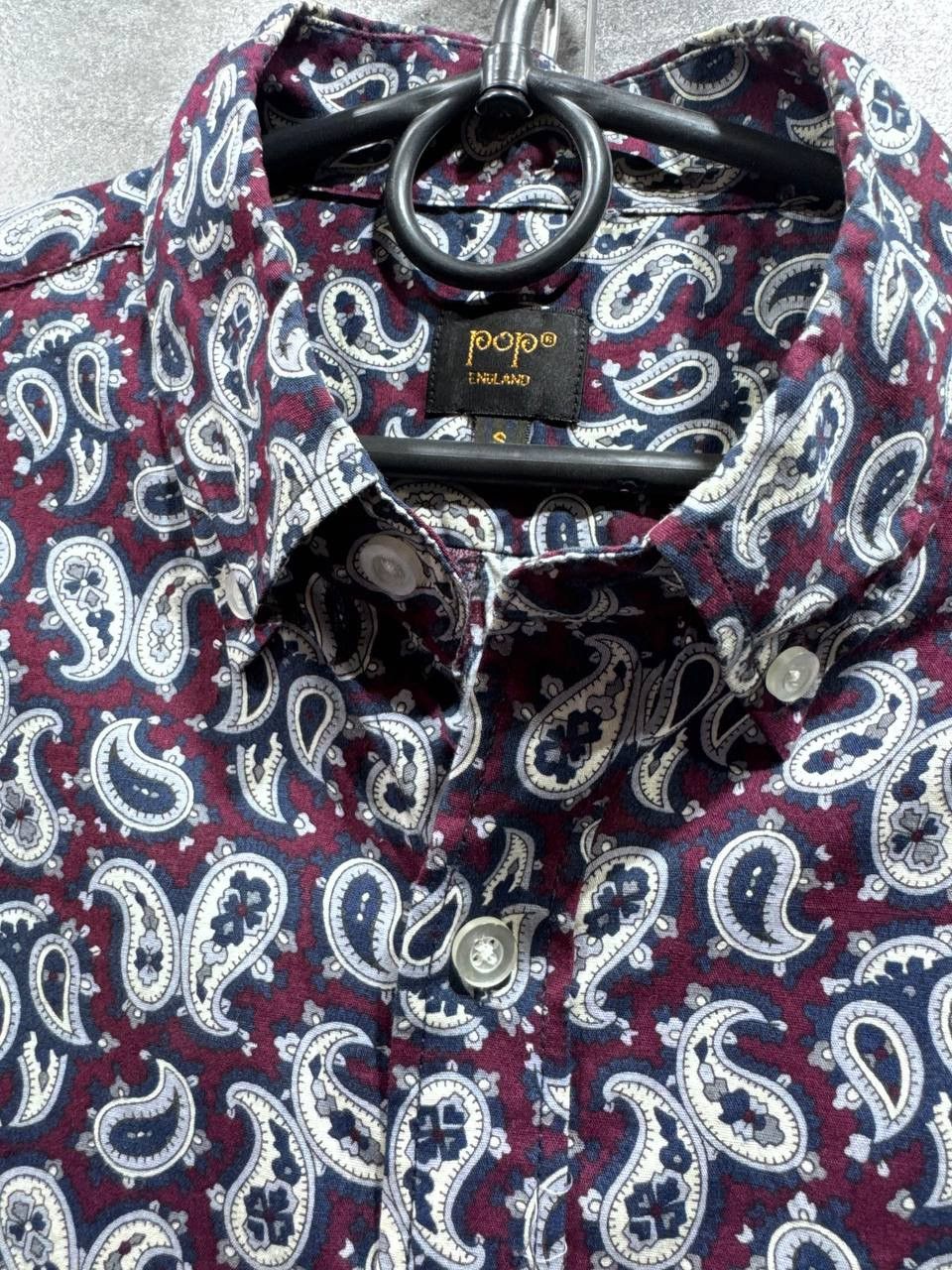 Other POP London Mens Shirt Paisley Long Sleeve Button Up Size S Size US S / EU 44-46 / 1 - 3 Thumbnail