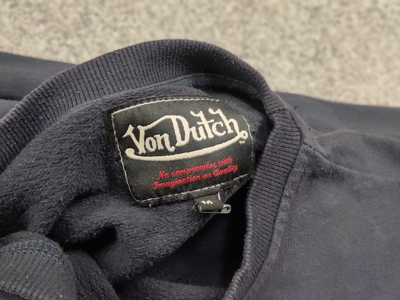 Von Dutch Vintage Von Dutch logo Blue Crew Chek Sweatshirt y2k style Size US M / EU 48-50 / 2 - 16 Thumbnail