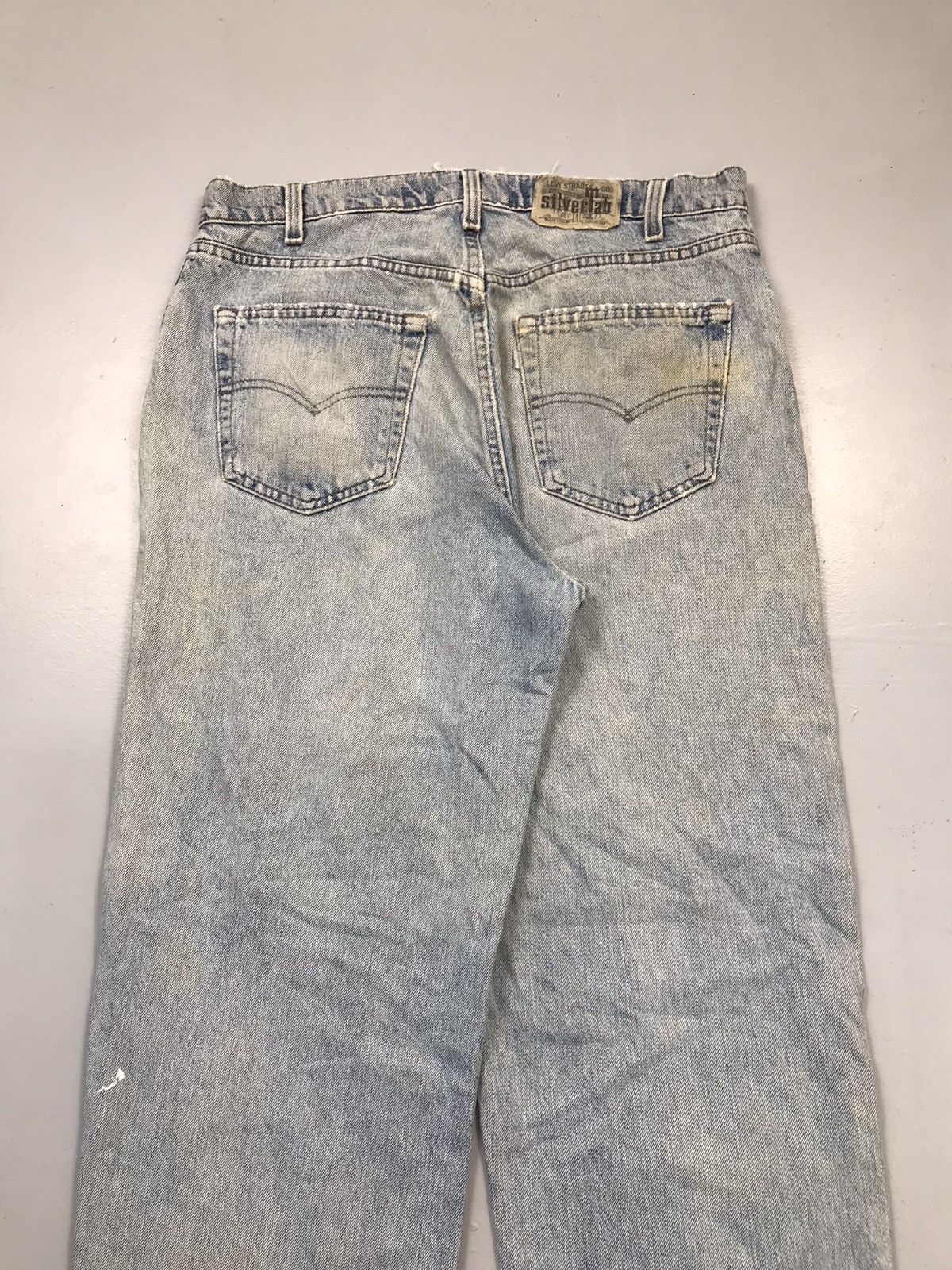 Vintage Levi’s silver tab damaged denim