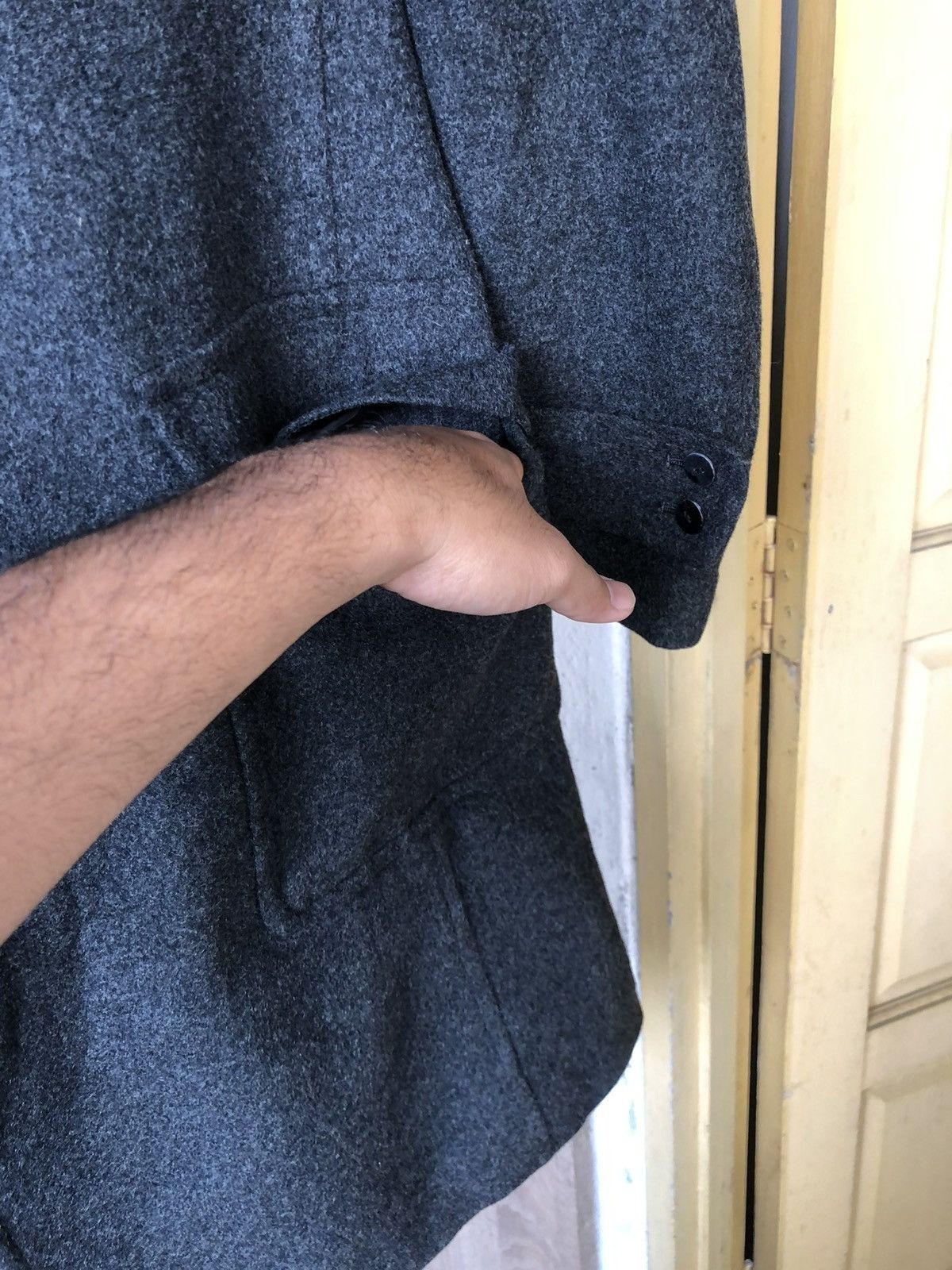 Jean Paul Gaultier Vintage Jean Gaultier Homme Single Breasted Wool Long Coat Size US M / EU 48-50 / 2 - 12 Thumbnail