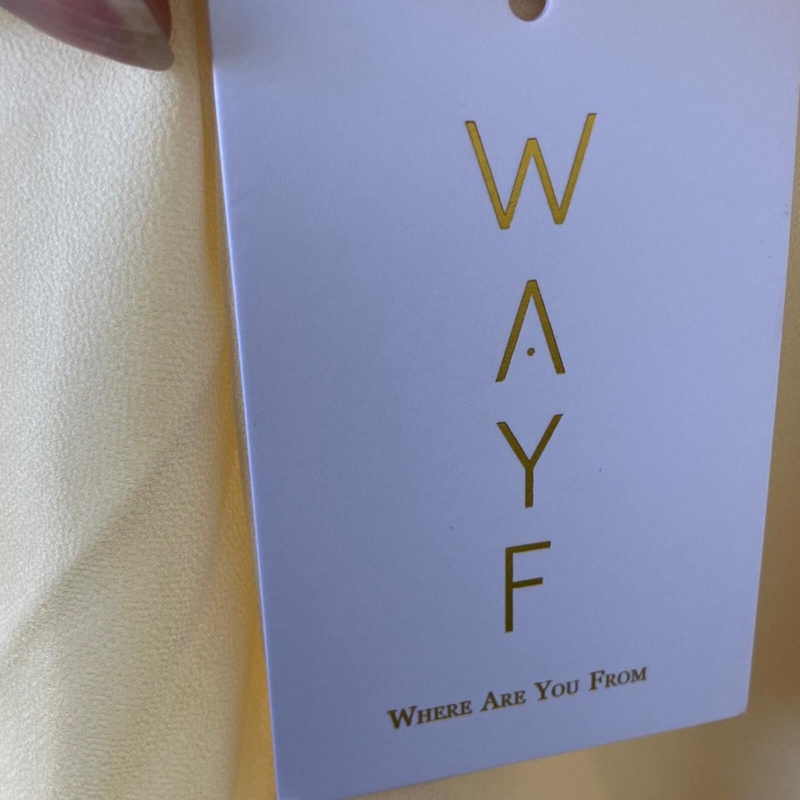 Lil Wayne NWT Wayf Cream Women's Chemise with Lace Trim Size ONE SIZE - 7 Thumbnail