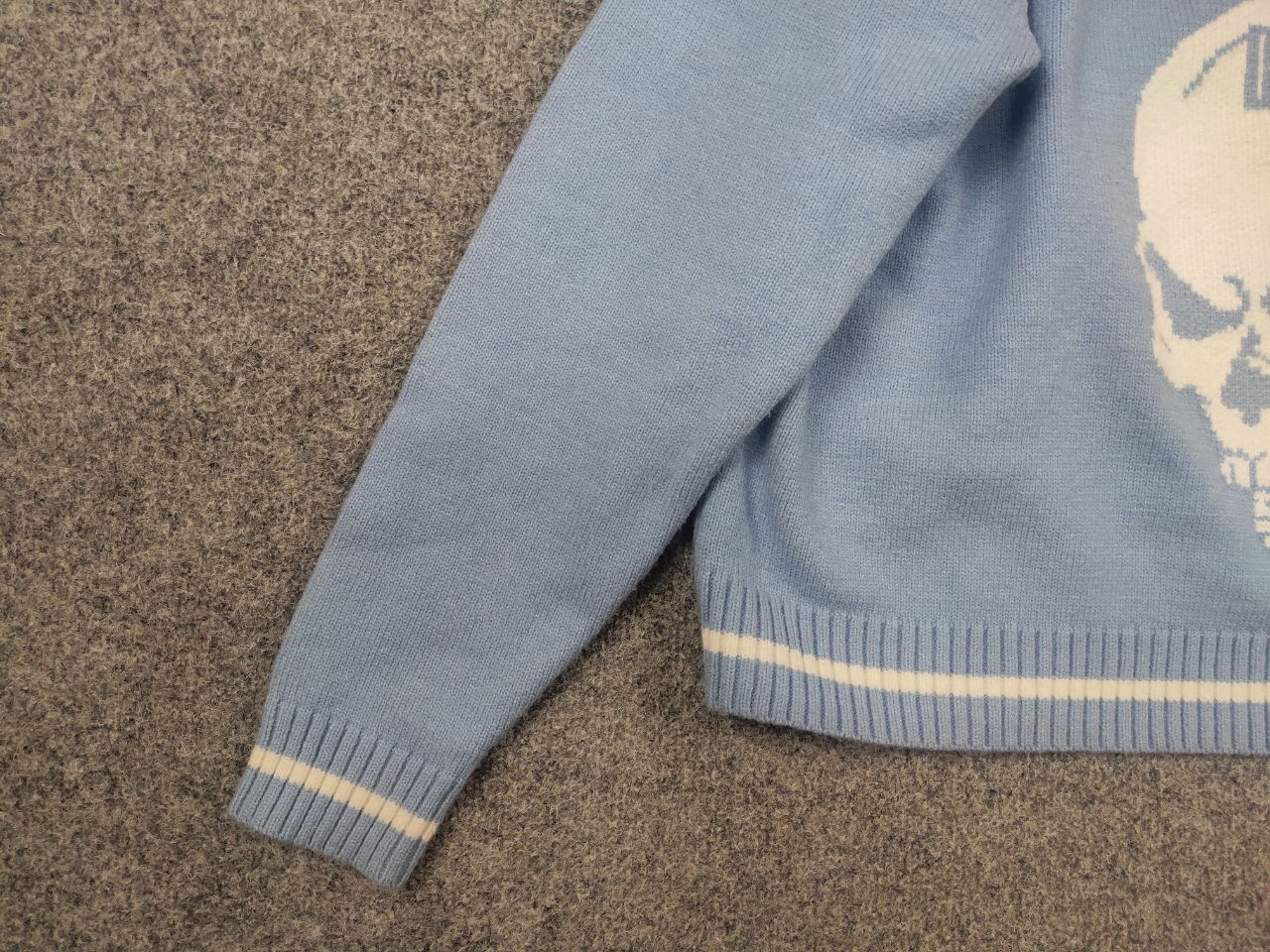 Japanese Brand Heaven Can Wait Design Skull Logo V Chek Oversized sweater Size US S / EU 44-46 / 1 - 6 Thumbnail
