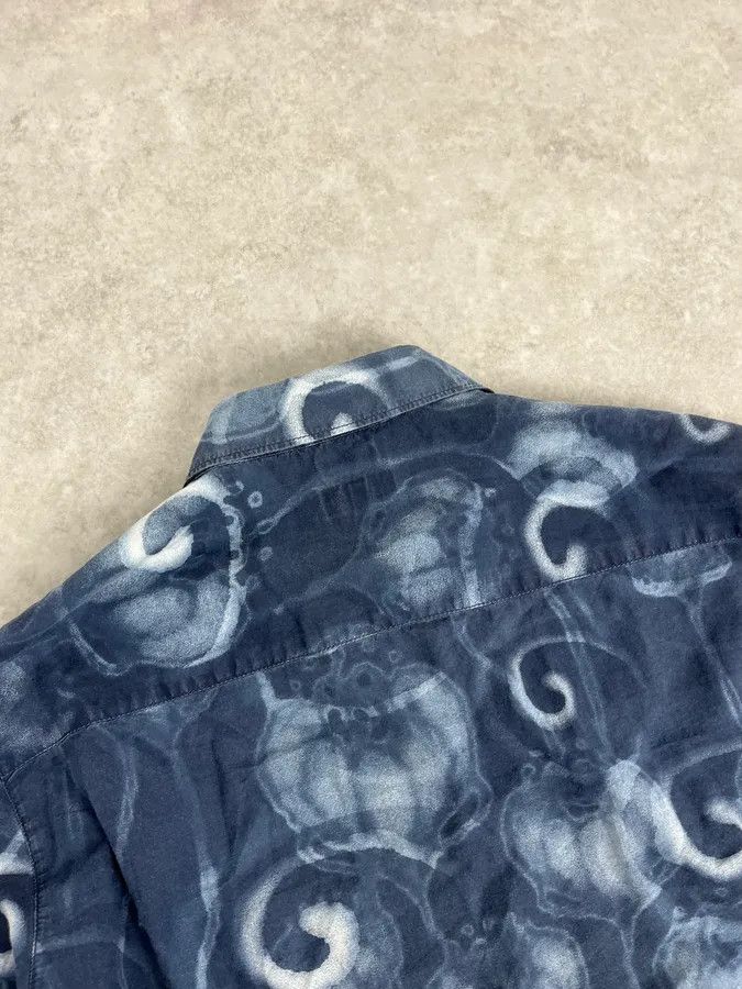 Armani 2000s Armani Blue Psycho Medusa Shirt Size US M / EU 48-50 / 2 - 7 Thumbnail