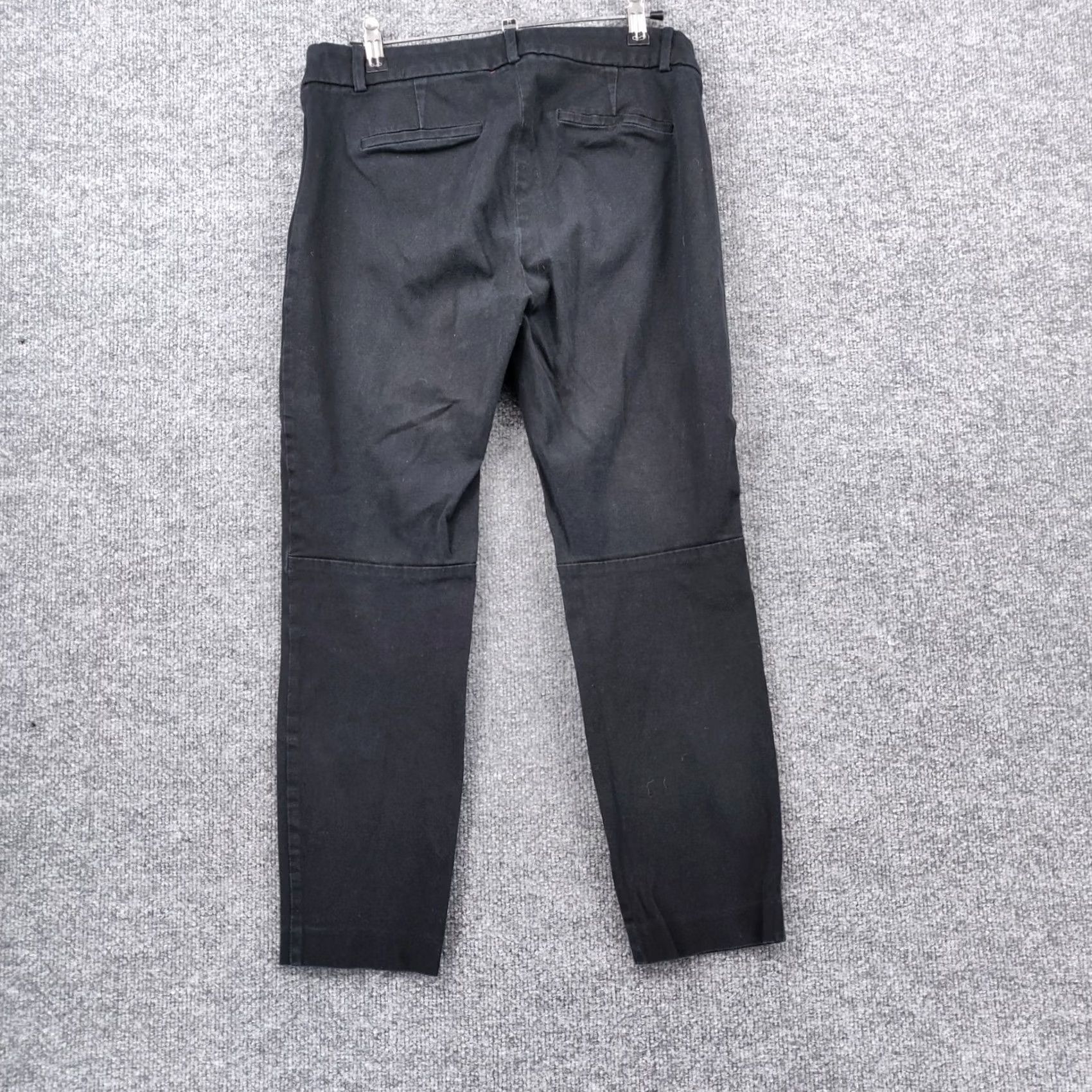 J.Crew J.CREW Pants Womens 6 Black Winnie Cropped Mid Rise Skinny Lined Front Flat Casual Pants Womens Size 28" / US 6 / IT 42 - 2 Thumbnail