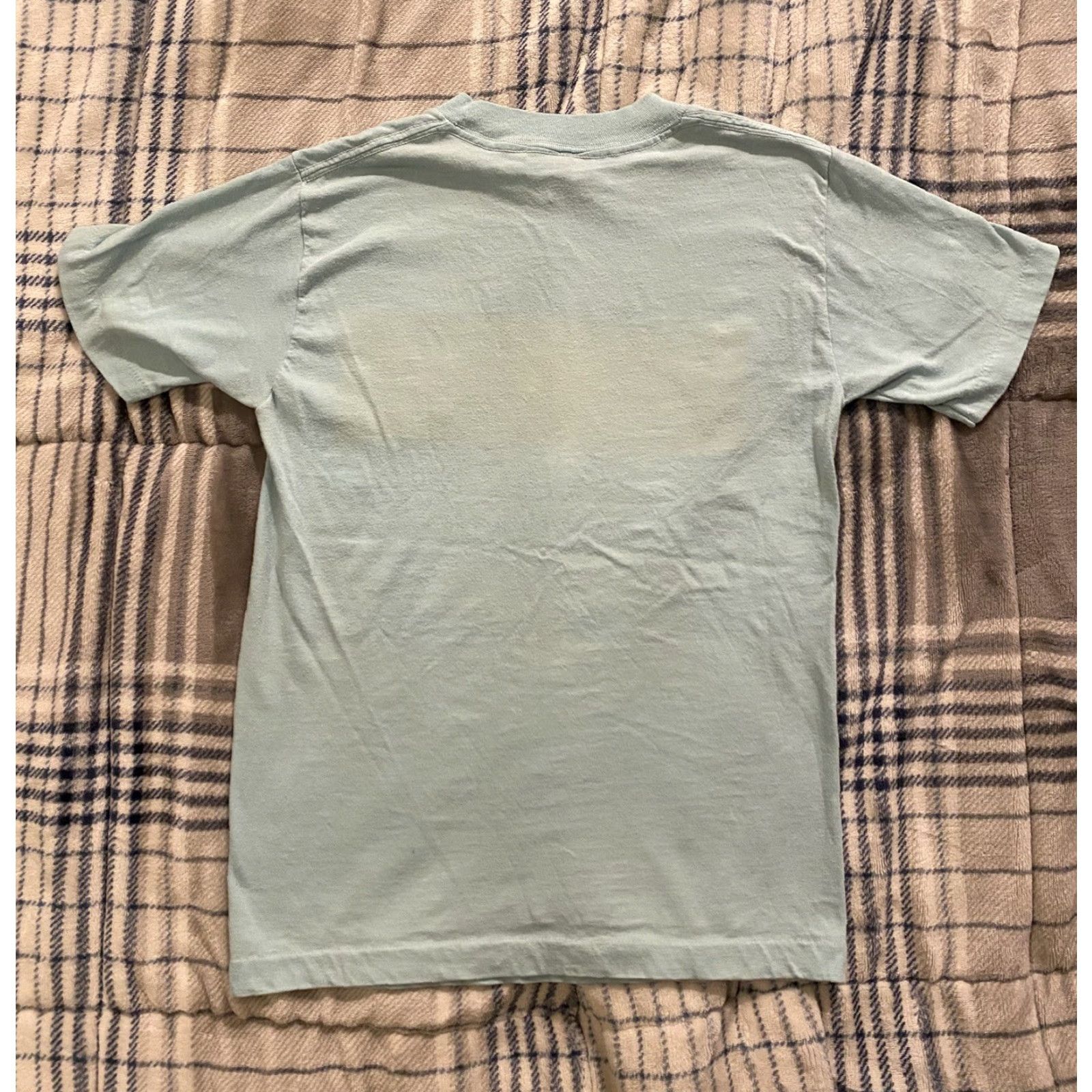 Anvil VINTAGE Anvil T-Shirt Starburst Candy Graphic Print Short Sleeve Crew Neck Slim Fit Blue Small Unisex Adults 80s Rare Size US S / EU 44-46 / 1 - 2 Thumbnail