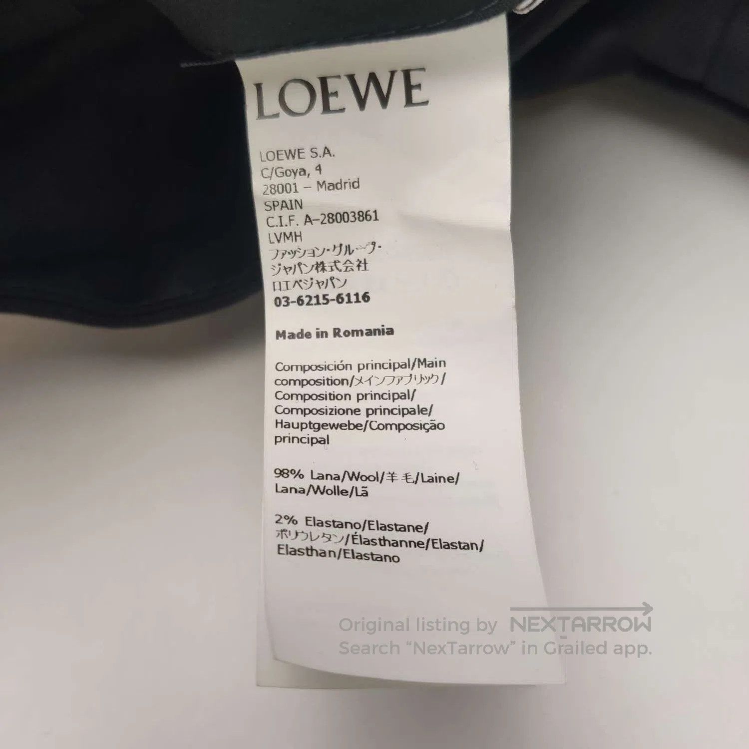 Loewe Loewe Wool Blend Solid Trousers Size 46. Size US 36 / EU 52 - 9 Thumbnail