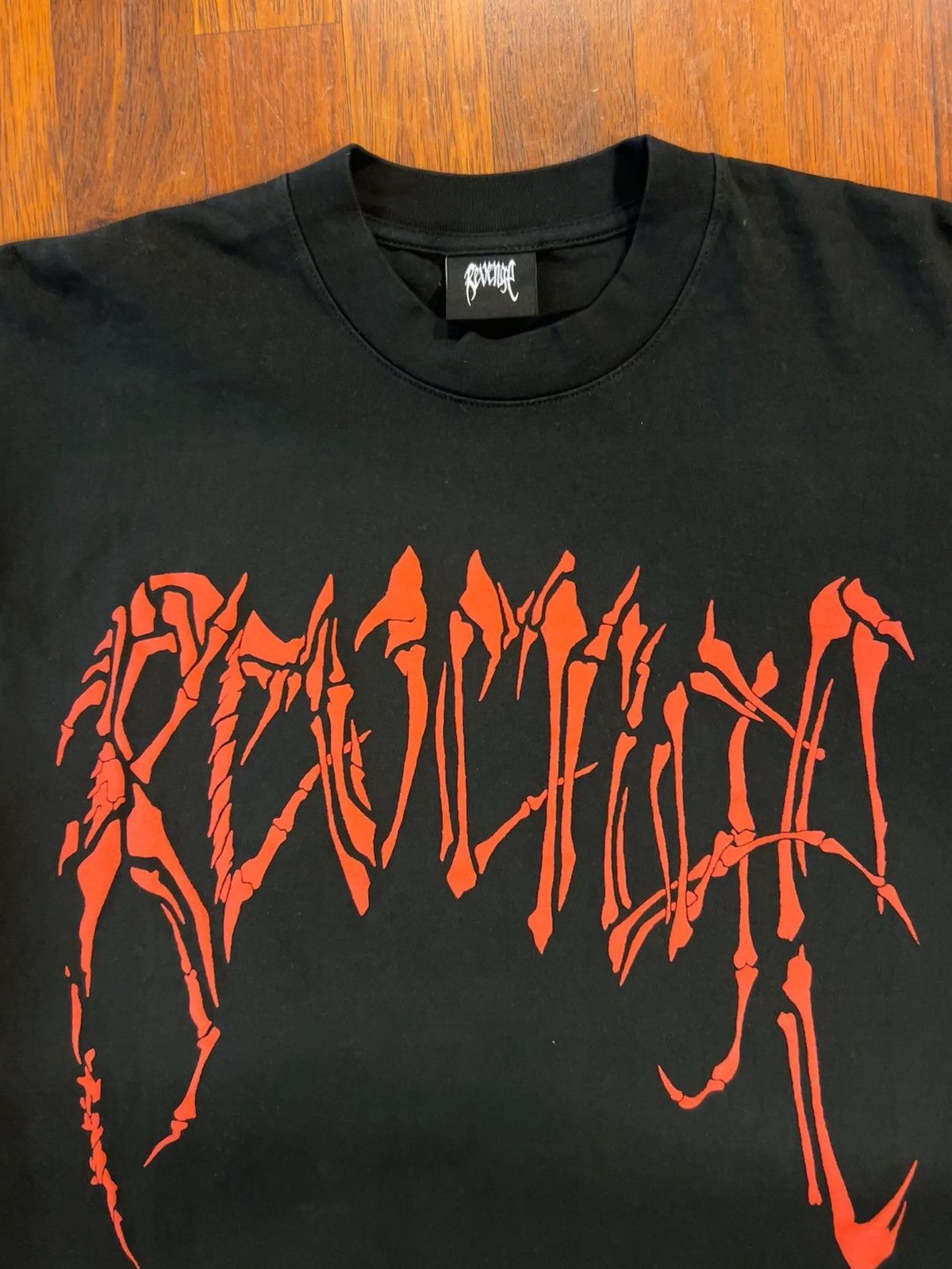 Revenge Revenge Bone Logo Tee front+back graphic | Large Size US L / EU 52-54 / 3 - 3 Thumbnail