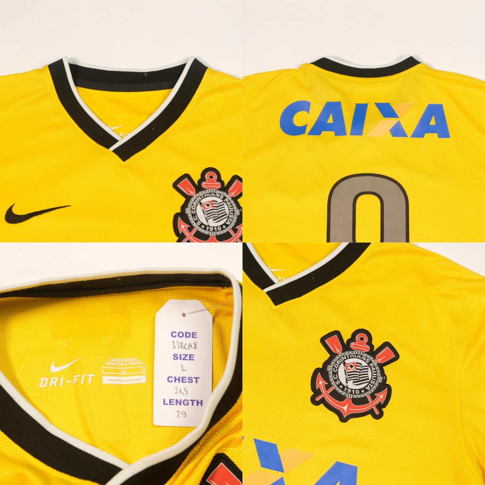 2014/15 Corinthians Third Shirt (L), image size:1600x1600