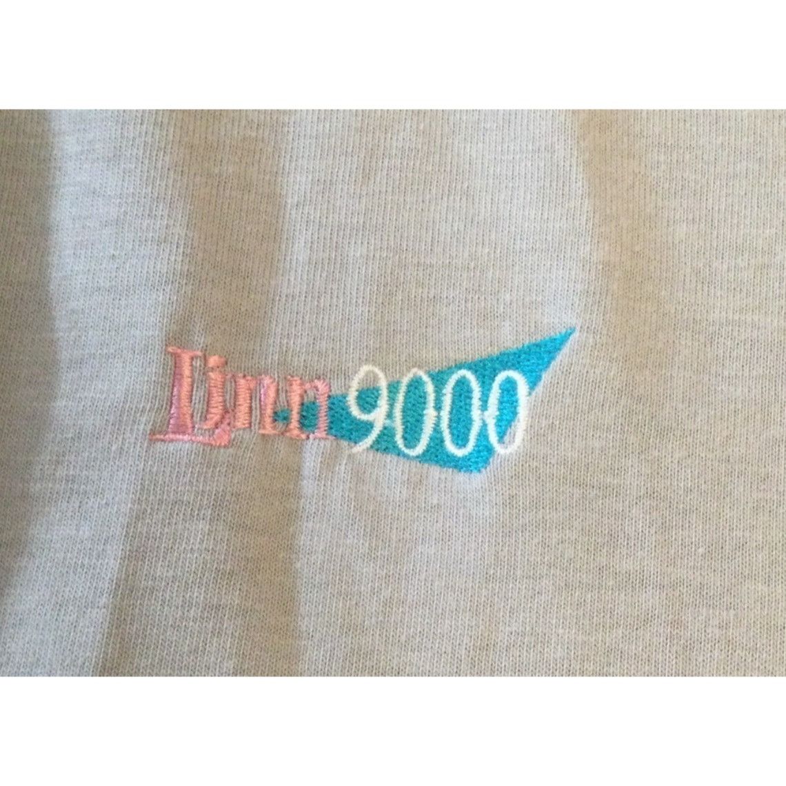 image of Vintage 1985 Linn 9000 Electronics Employee Polo Shirt Men's XL in Grey