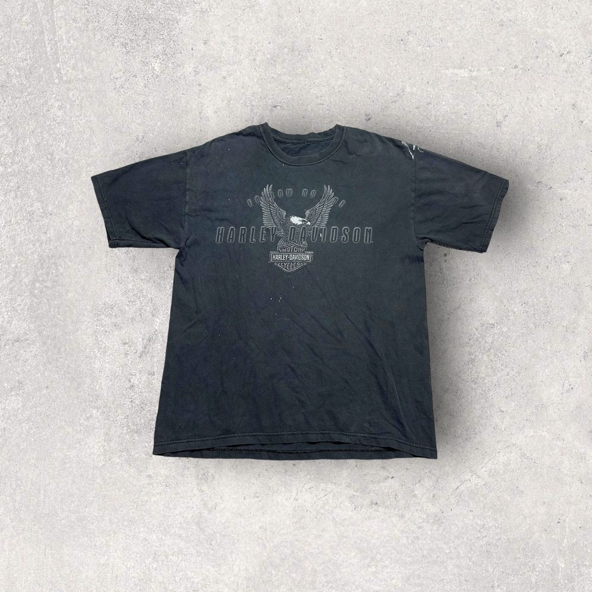 Harley Davidson × Vintage Vintage Harley Davidson tee Size US L / EU 52-54 / 3 - 1 Thumbnail