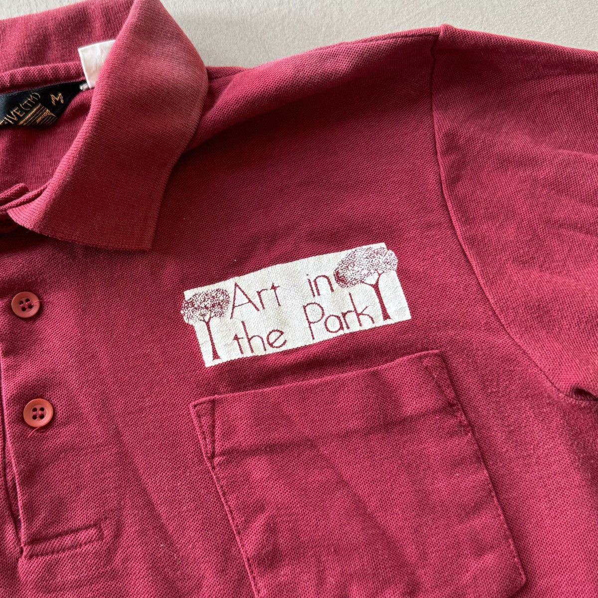 Vintage Vintage “Art In The Park” Polo Shirt Size US M / EU 48-50 / 2 - 6 Thumbnail