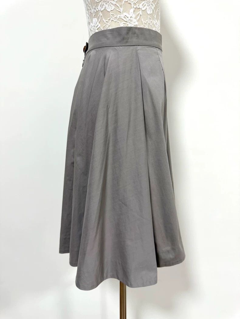 Vivienne Westwood Vivienne Westwood size2 Kaki grey cut skirt Size 28" / US 6 / IT 42 - 3 Thumbnail
