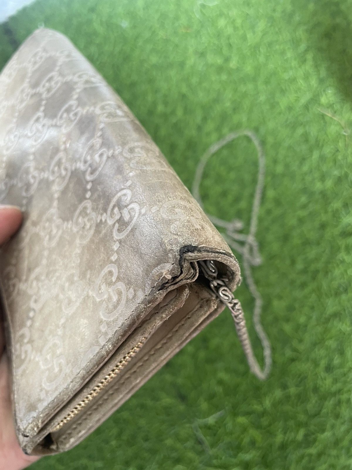 Gucci Authentic USED GUCCI wallet chain Size ONE SIZE - 6 Thumbnail