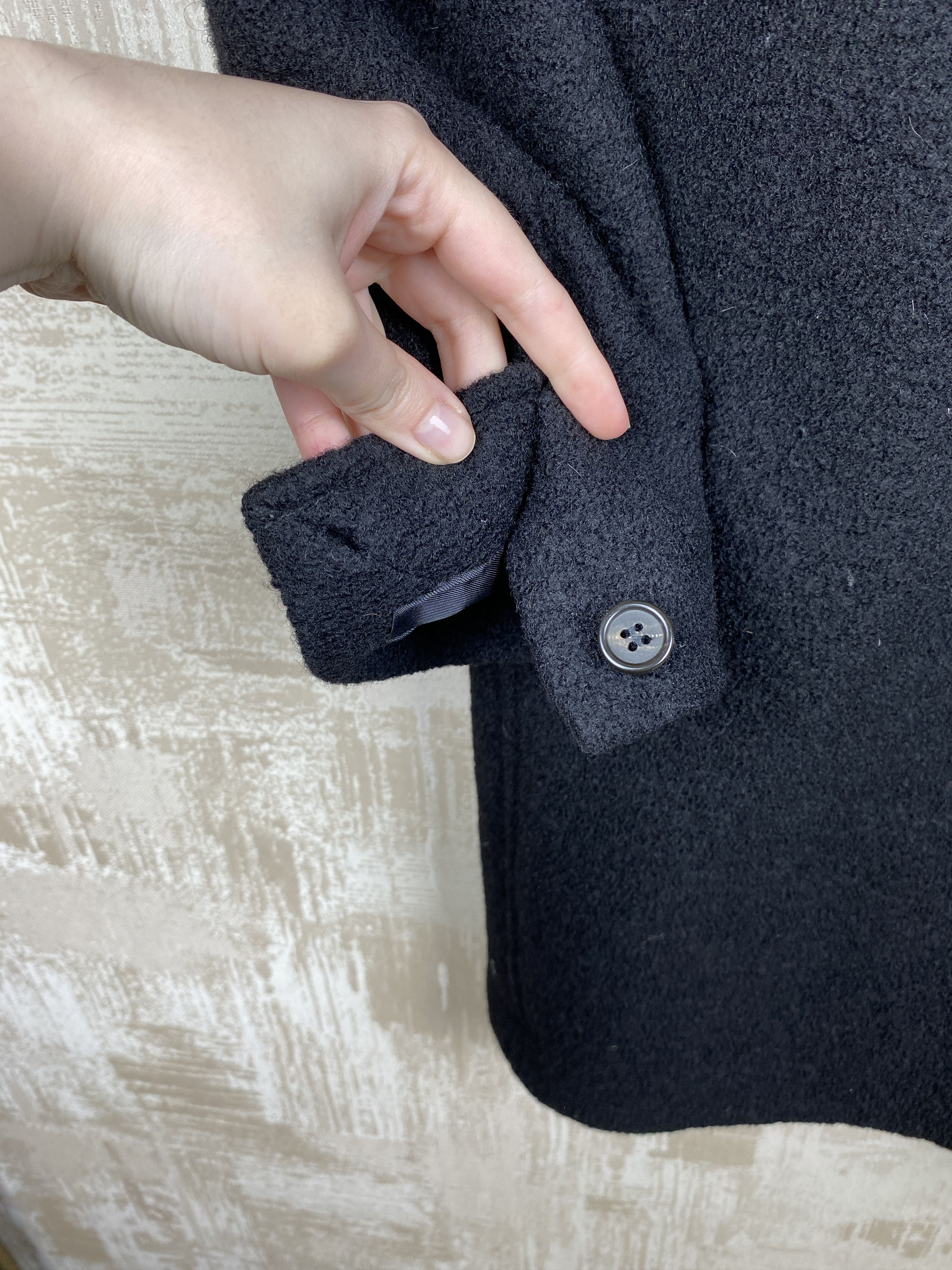 Arket Arket Nova Fides Wool Boucle Black Oversized Casual Coat Size M / US 6-8 / IT 42-44 - 8 Thumbnail