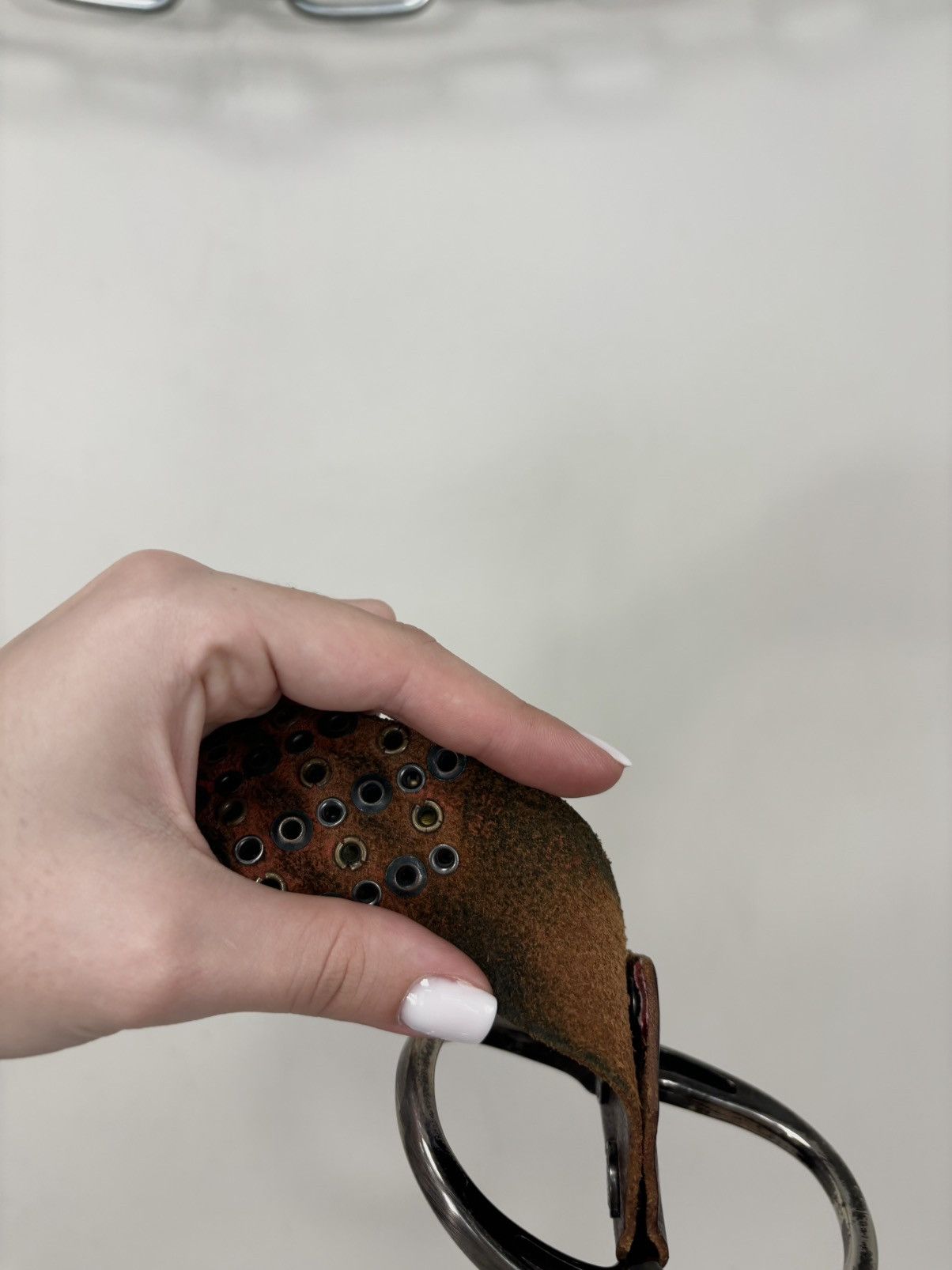 Other Vintage Devil’s Skin By Guido Angeloni Studded Leather Belt Size ONE SIZE - 9 Thumbnail