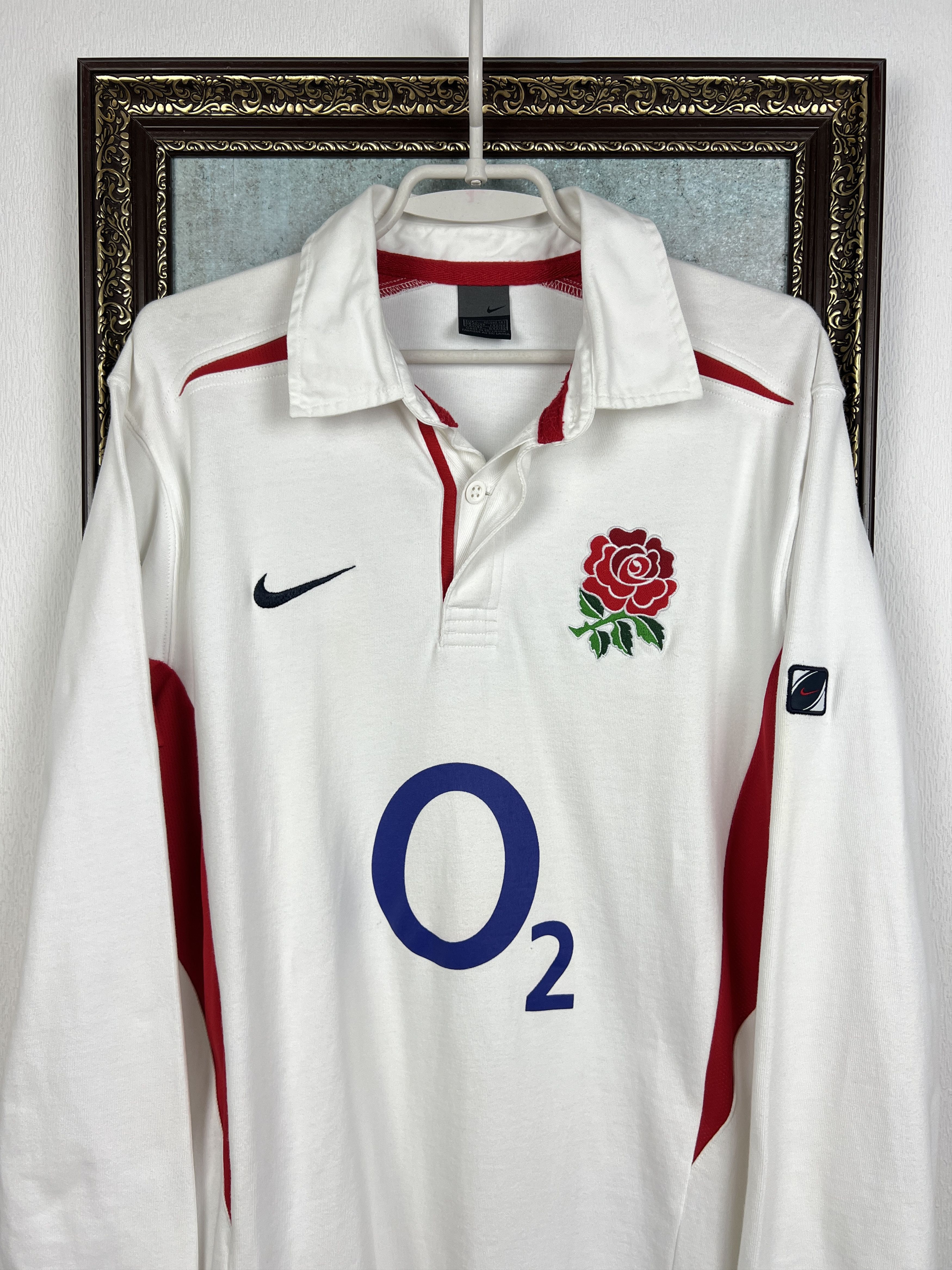 Nike Vintage Nike England Rugby Union Long Sleeve Jersey Shirt Size US L / EU 52-54 / 3 - 2 Thumbnail