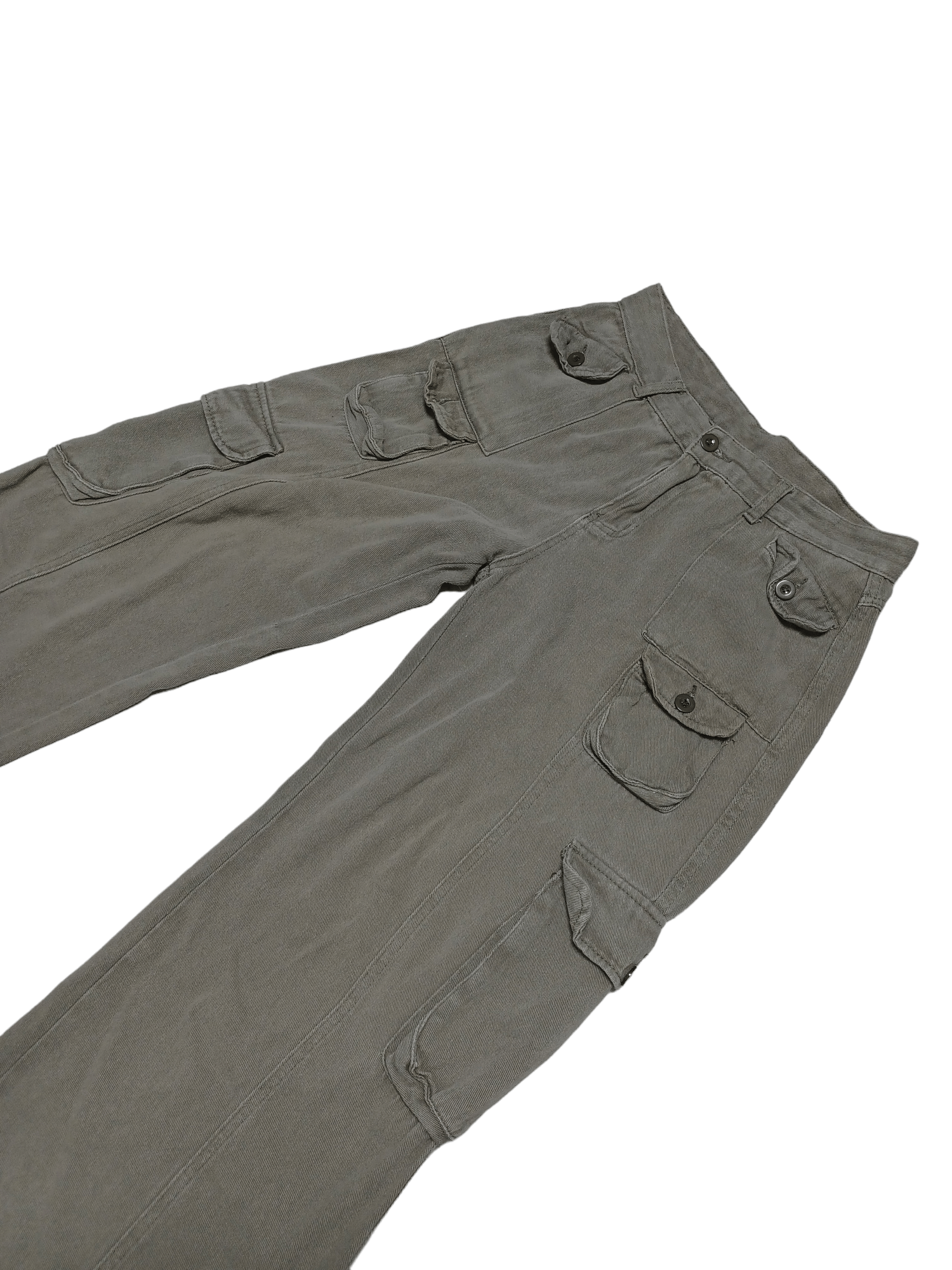 Japanese Brand MULTIPOCKET MILITARY BAGGY COTTON CARGO PANTS Size US 32 / EU 48 - 3 Thumbnail