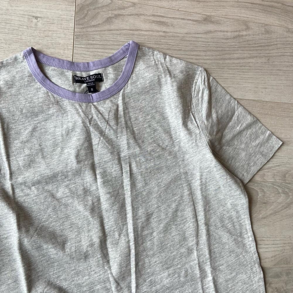 Asos ASOS Grey Classic T Shirt Dress Size M / US 6-8 / IT 42-44 - 3 Thumbnail