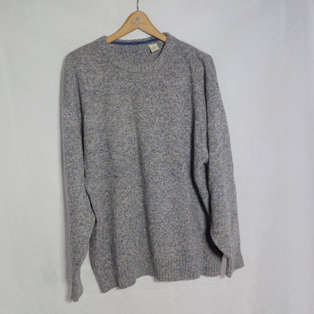 Other Unbranded XL Shetland Wool Men's Heathered Gray Crewneck Sw Size US XL / EU 56 / 4 - 2 Thumbnail