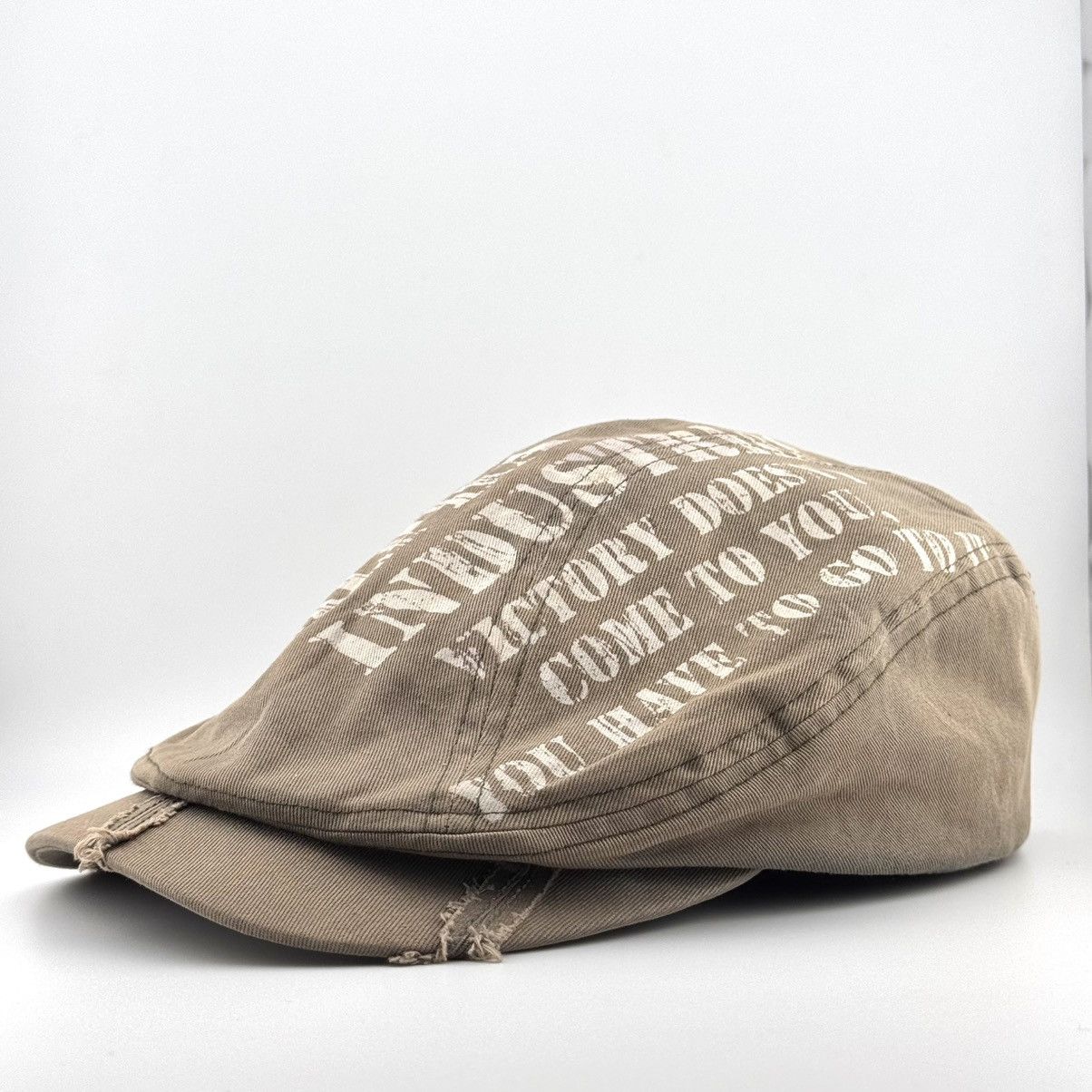 Alpha Industries Alpha Industries Distressed Military Sun Faded Newsboy Cap Size ONE SIZE - 3 Thumbnail