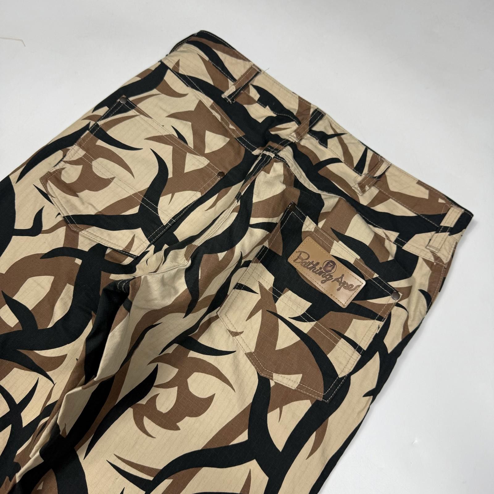 Bape × Vintage Tribal Camo Trousers Size US 31 - 7 Thumbnail