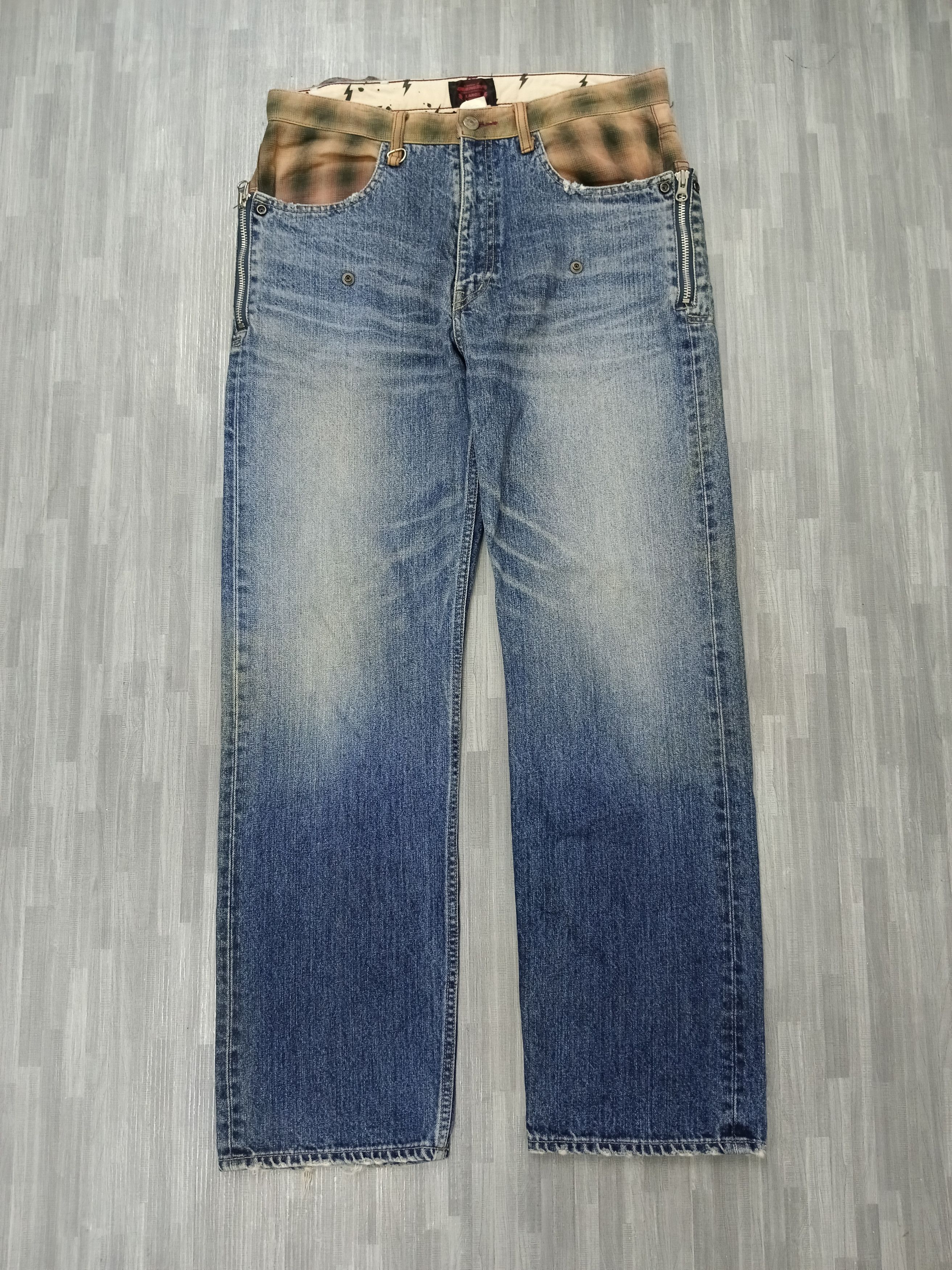 Japanese Brand SICK DOUBLE WAIST QUENCH TOKYO JAPAN Size US 32 / EU 48 - 2 Thumbnail