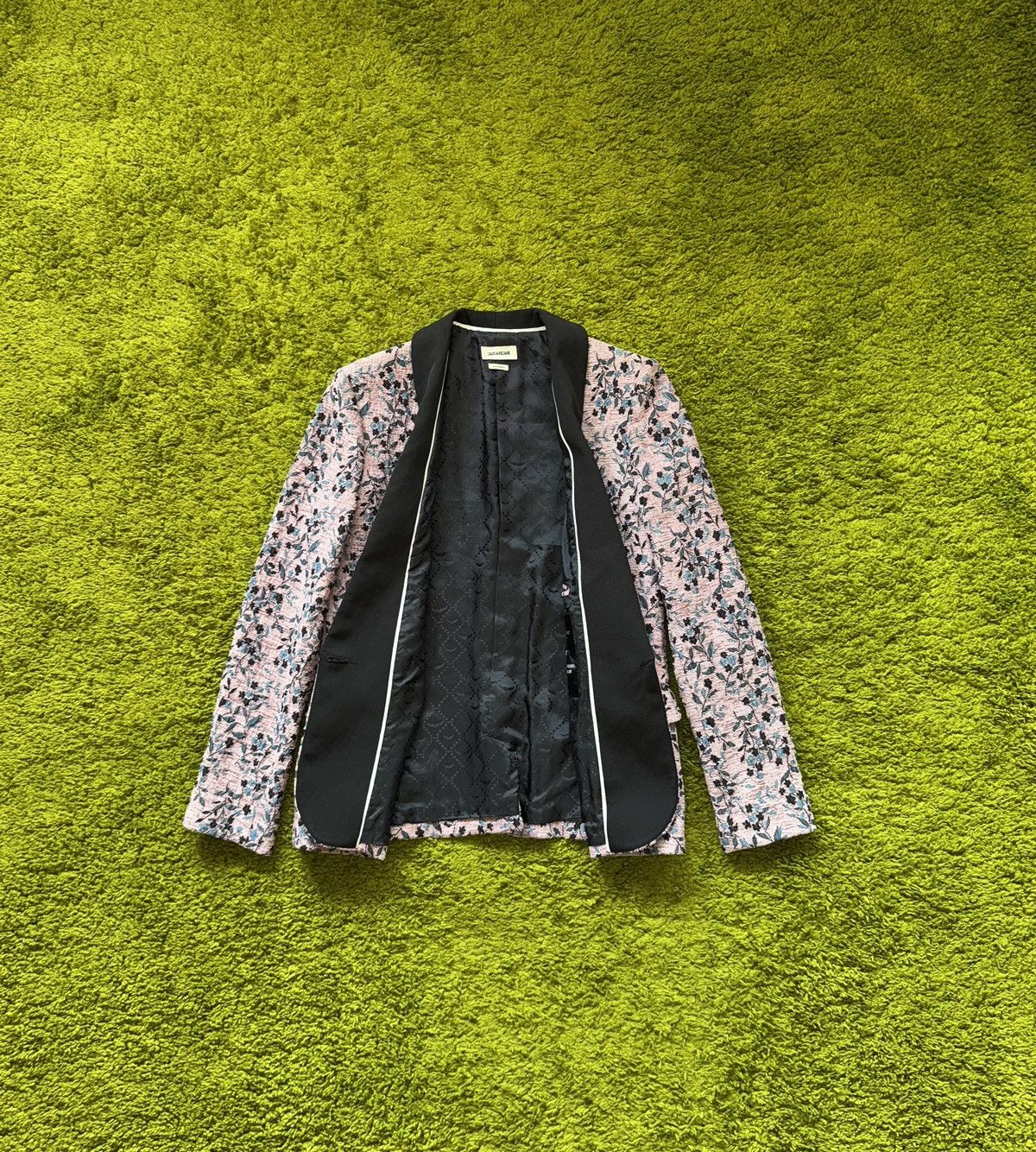 Designer × Zadig & Voltaire Zadig & Voltaire avant garde jacquard floral pattern blazer Size M / US 6-8 / IT 42-44 - 2 Thumbnail