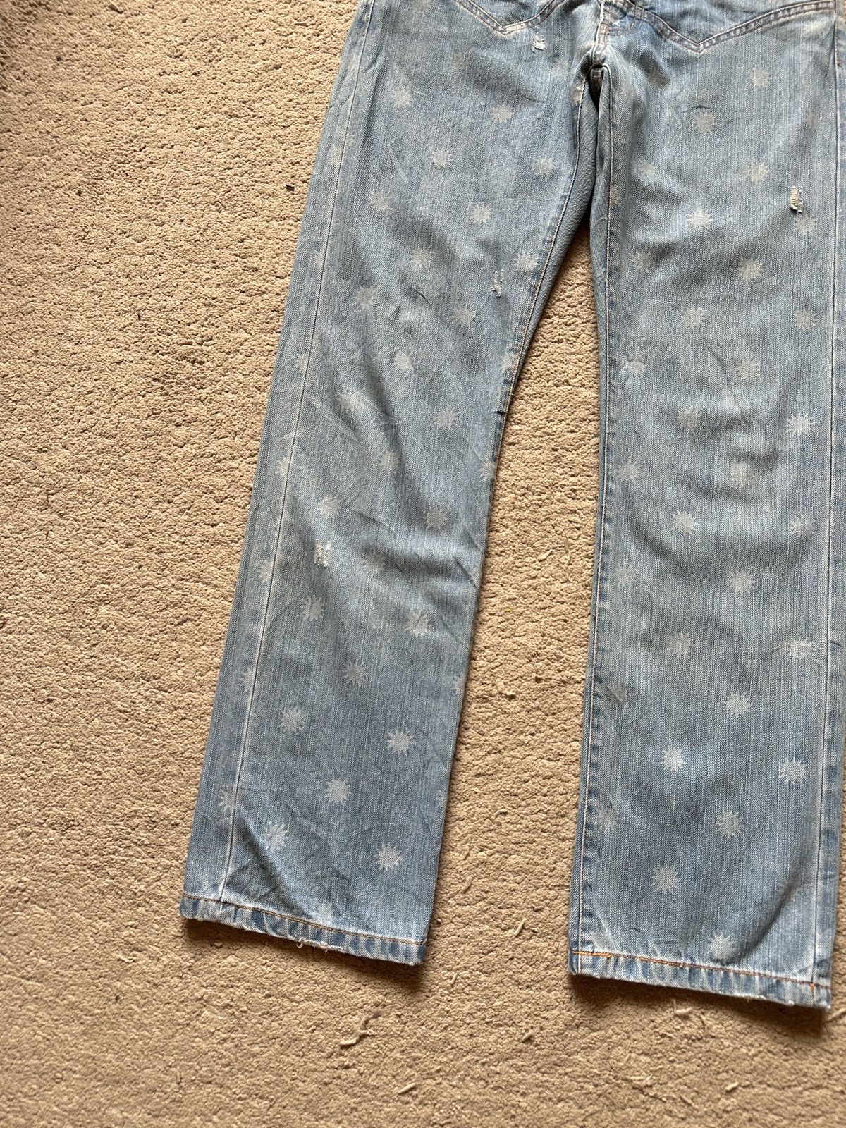 Tsumori Chisato 1990s SunaoKuwahara Bullet shot Jeans Size US 30 / EU 46 - 3 Thumbnail