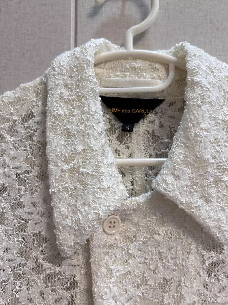Comme des Garcons Comme des Garcons Cream lace jacket Size S / US 4 / IT 40 - 5 Thumbnail