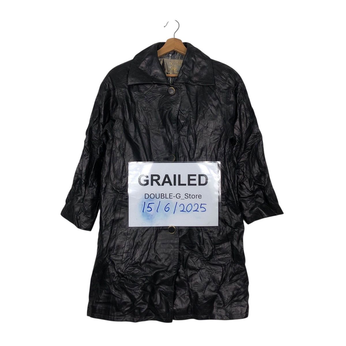 Japanese Brand 📌Vintage Leather Long Jacket Harajuku Mother Issey Miyake Size US M / EU 48-50 / 2 - 1 Thumbnail