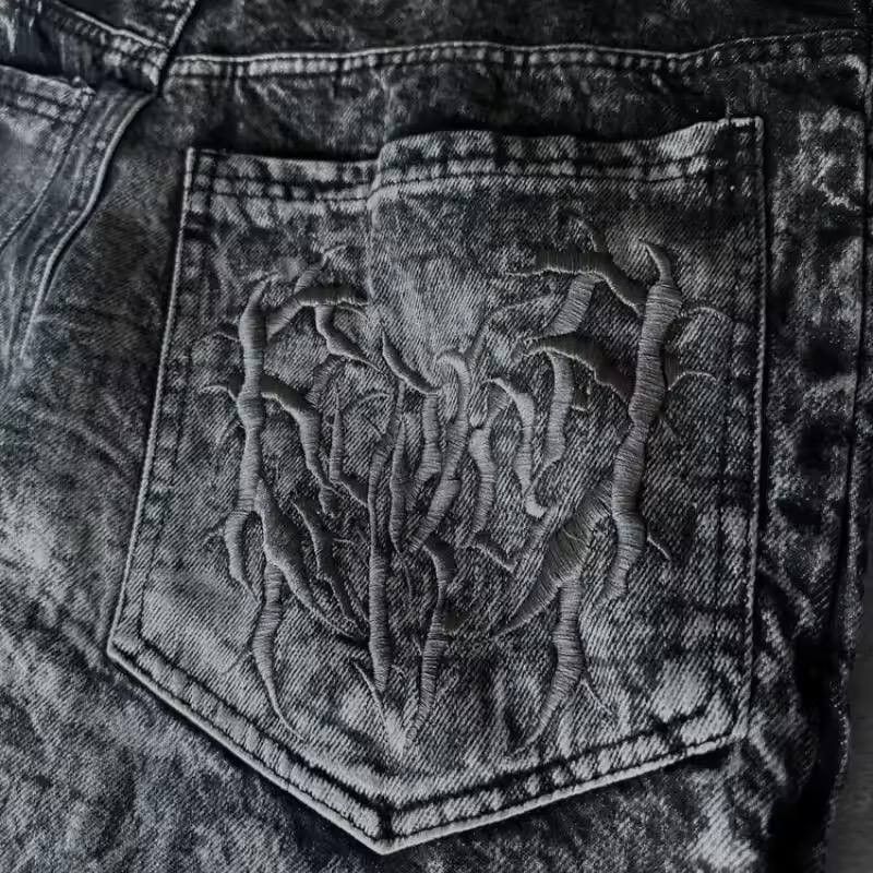 Japanese Brand × Vintage wide vintage patchwork unisex jeans Size US 36 / EU 52 - 4 Thumbnail