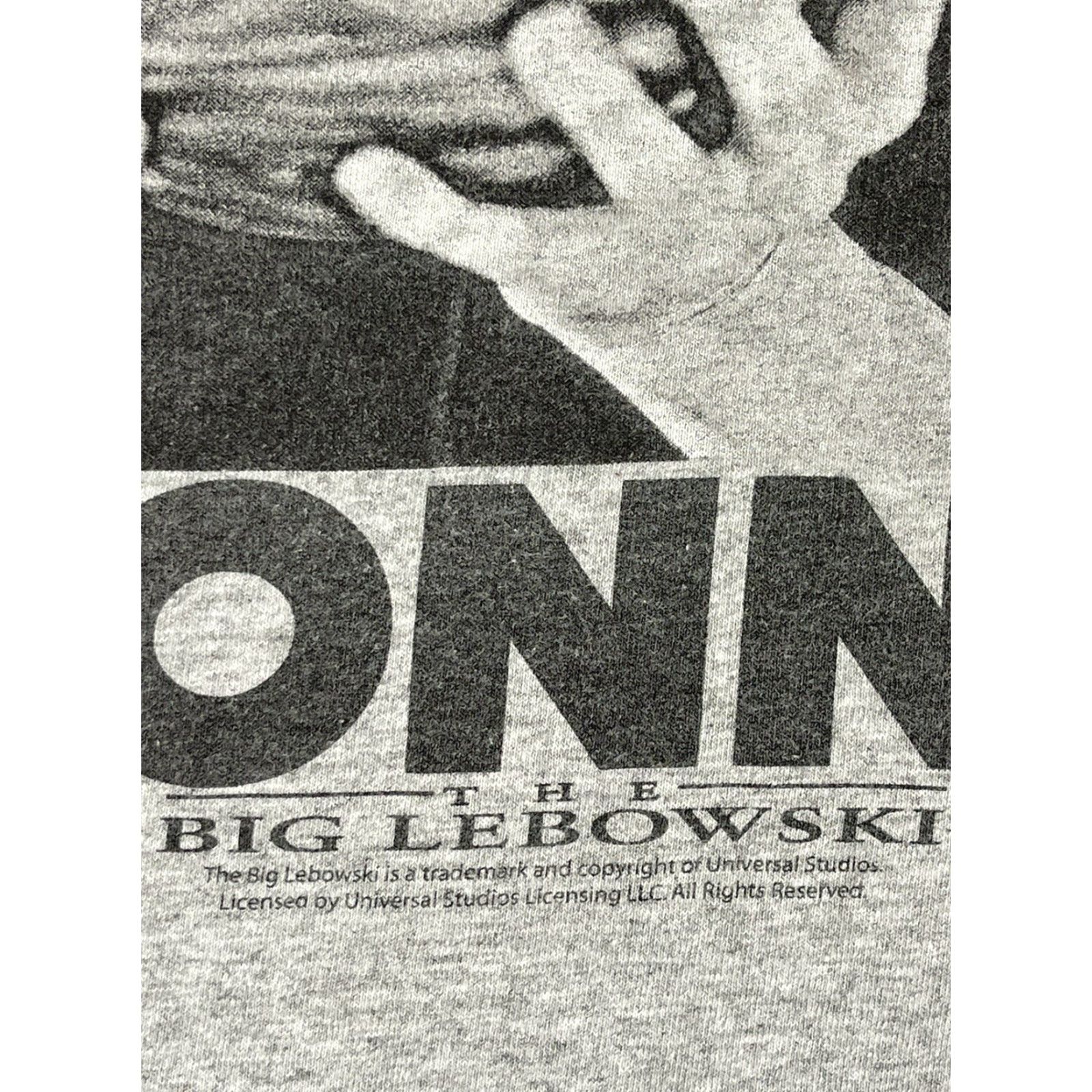 Anvil VINTAGE The Big Lebowski The Dude Steve Buscemi 90s Promo T Shirt L Gray Cotton Unisex Crew Neck Graphic Tee Mens Size US L / EU 52-54 / 3 - 2 Thumbnail