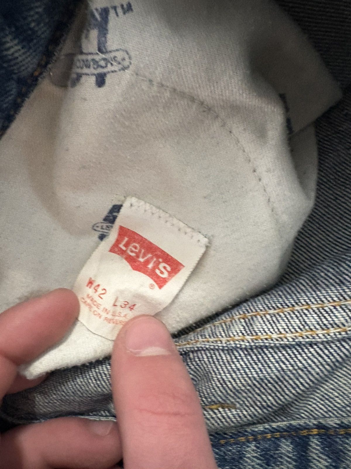 Levi's × Levi's Vintage Clothing Vintage Levi’s 557 for cowboys Size US 42 / EU 58 - 2 Thumbnail