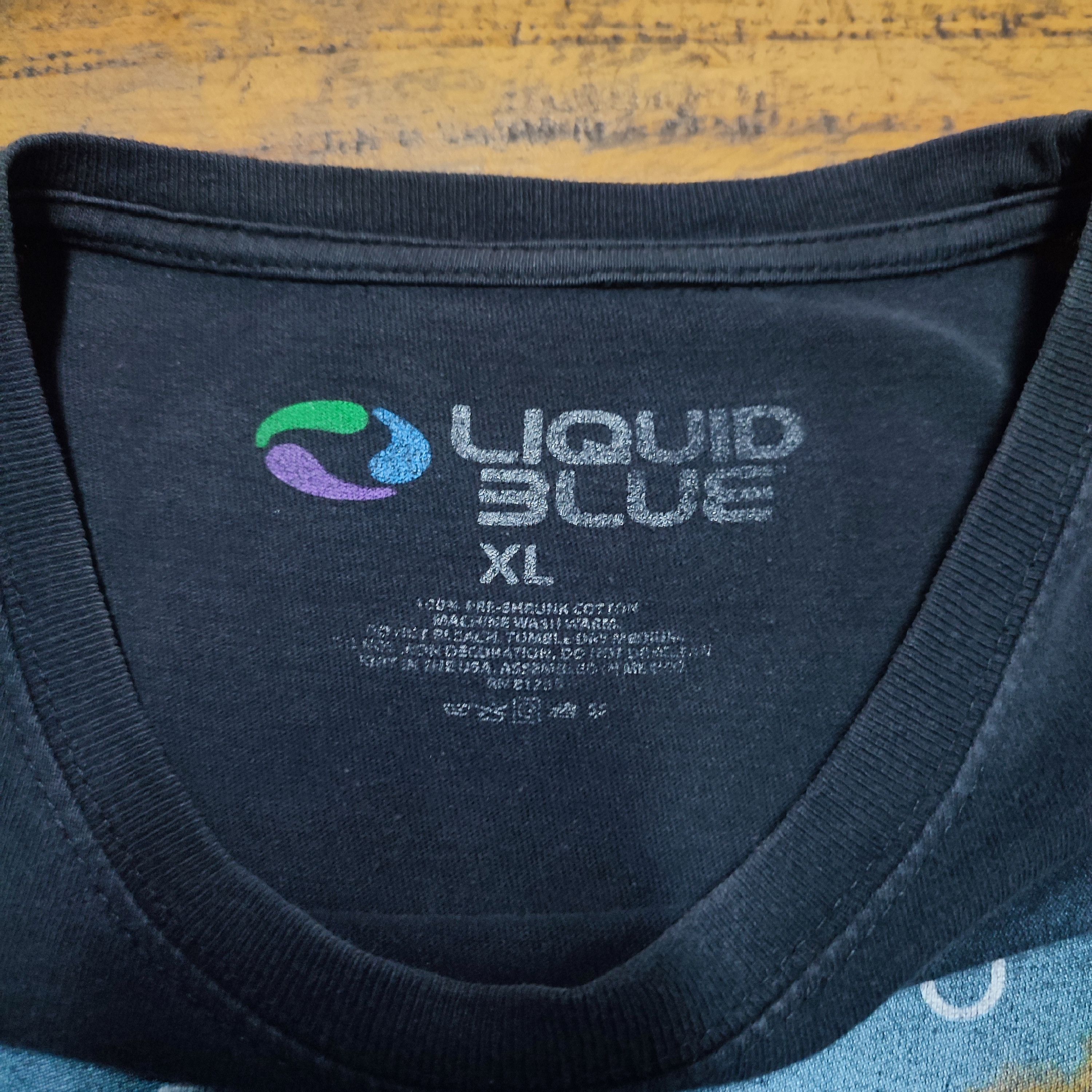 Band Tees × Liquid Blue × Vintage PINKFLOYD LIQUID BLUE T SHIRT Size US XL / EU 56 / 4 - 4 Thumbnail
