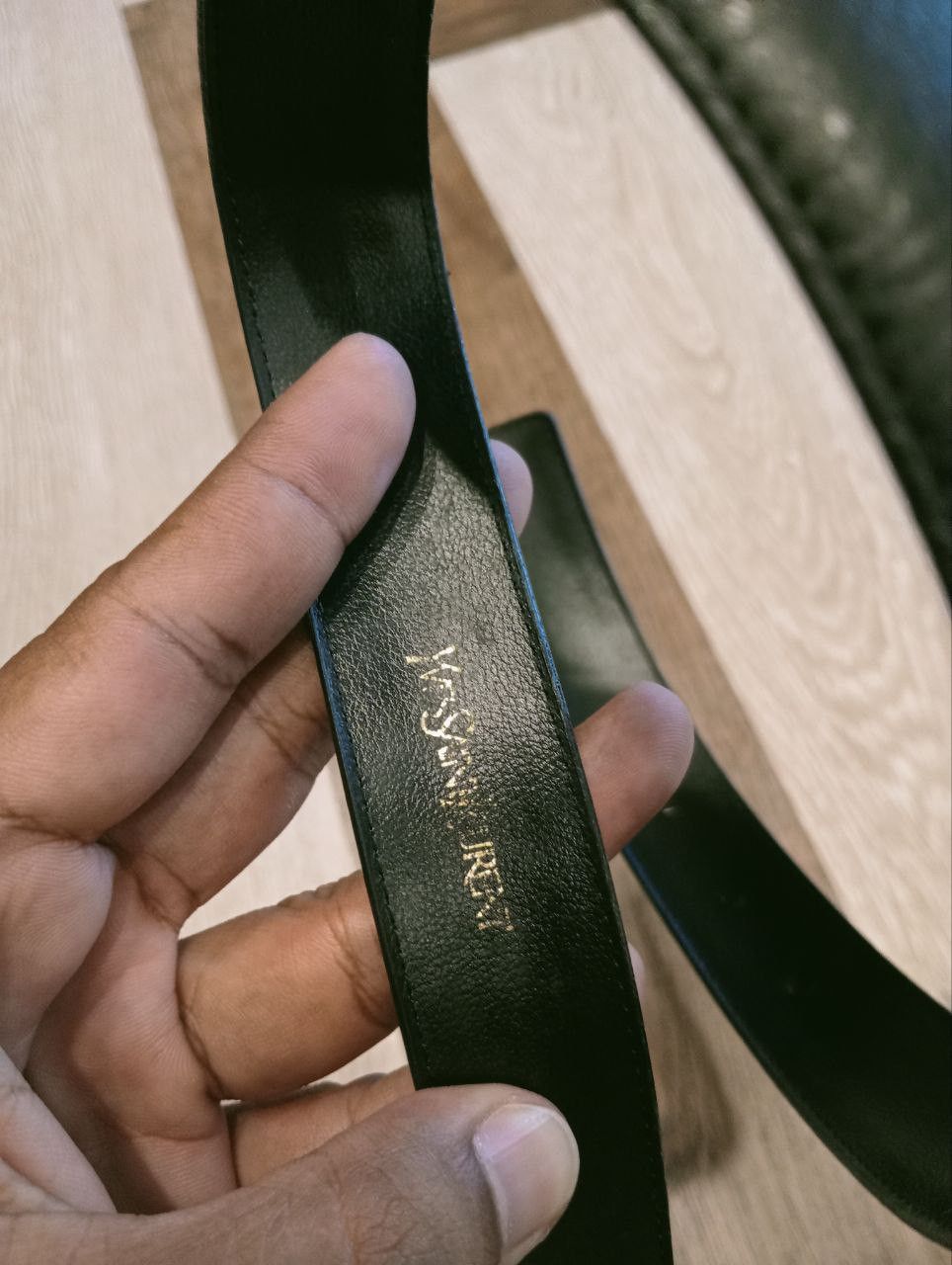 Yves Saint Laurent Vintage 90s YSL Belt Size ONE SIZE - 7 Thumbnail