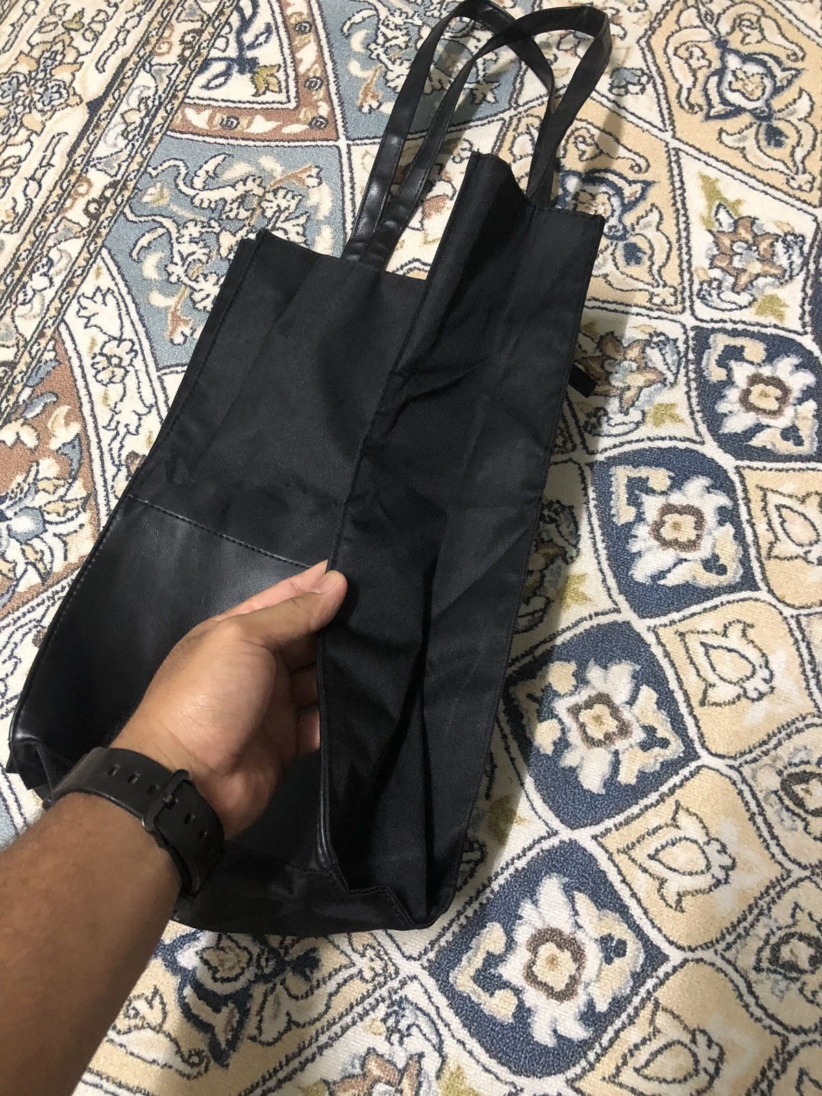 Yohji Yamamoto Vintage Ys by Yohji Yamamoto Black Tote Bag Size ONE SIZE - 8 Thumbnail