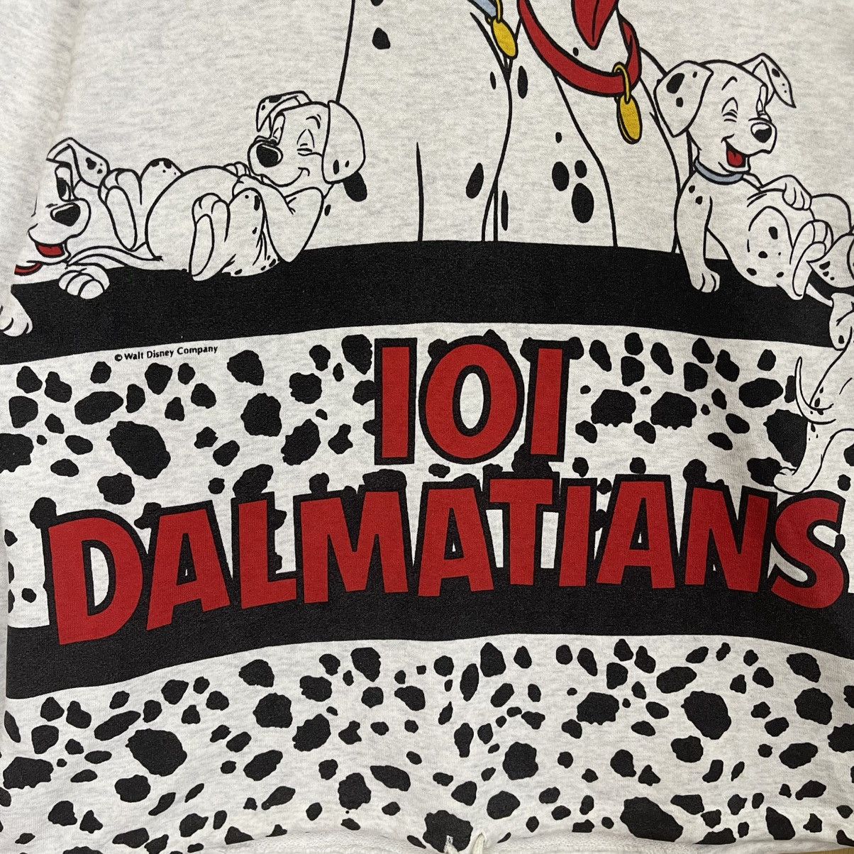 Disney × Japanese Brand × Vintage Vintage 90s 101 Dalmatian Dog Theme Graphic Pullover Hoodie Size US L / EU 52-54 / 3 - 7 Thumbnail