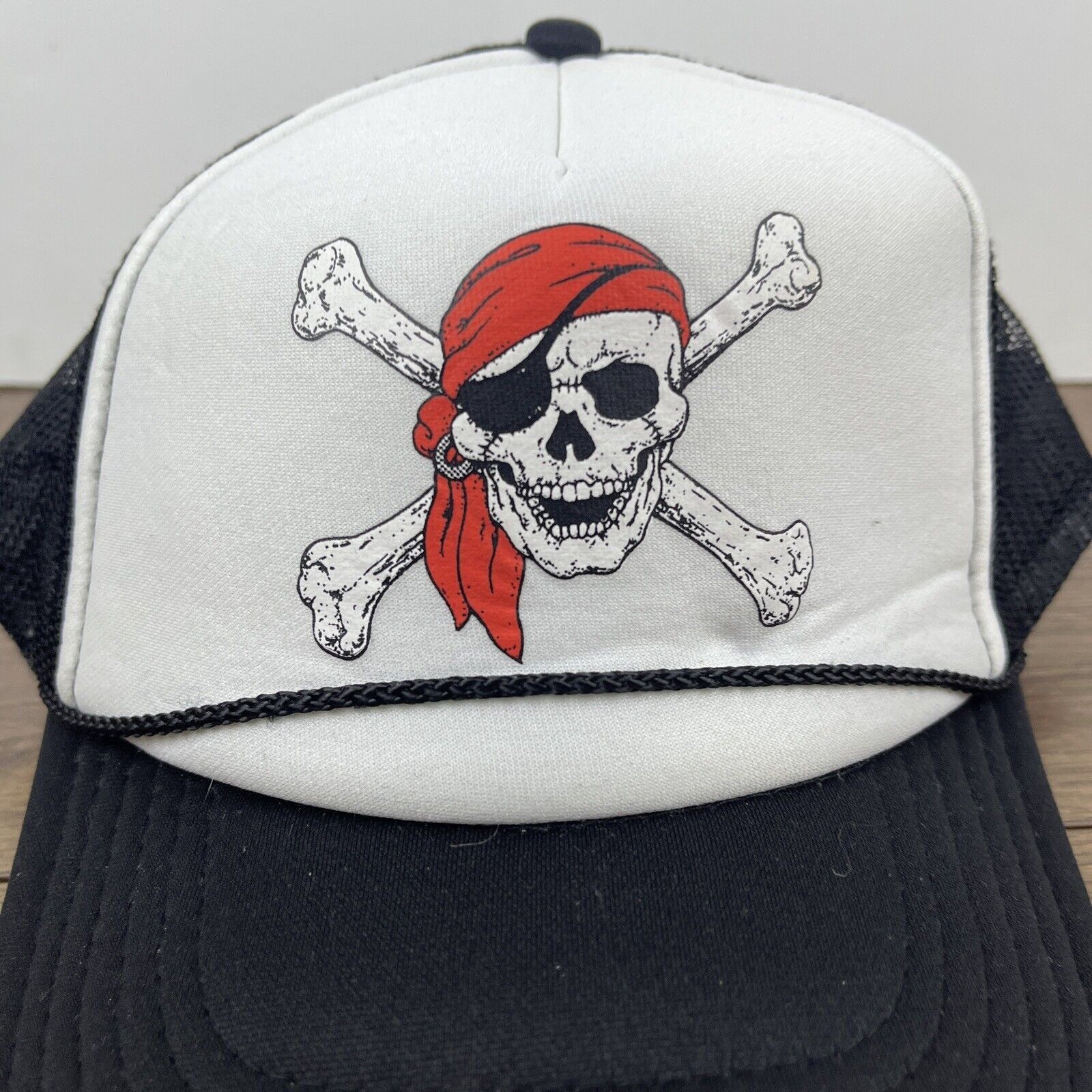 Other Pirate Hat Skull Pirate Black Hat Adjustable Adult Size Hat Size ONE SIZE - 6 Thumbnail