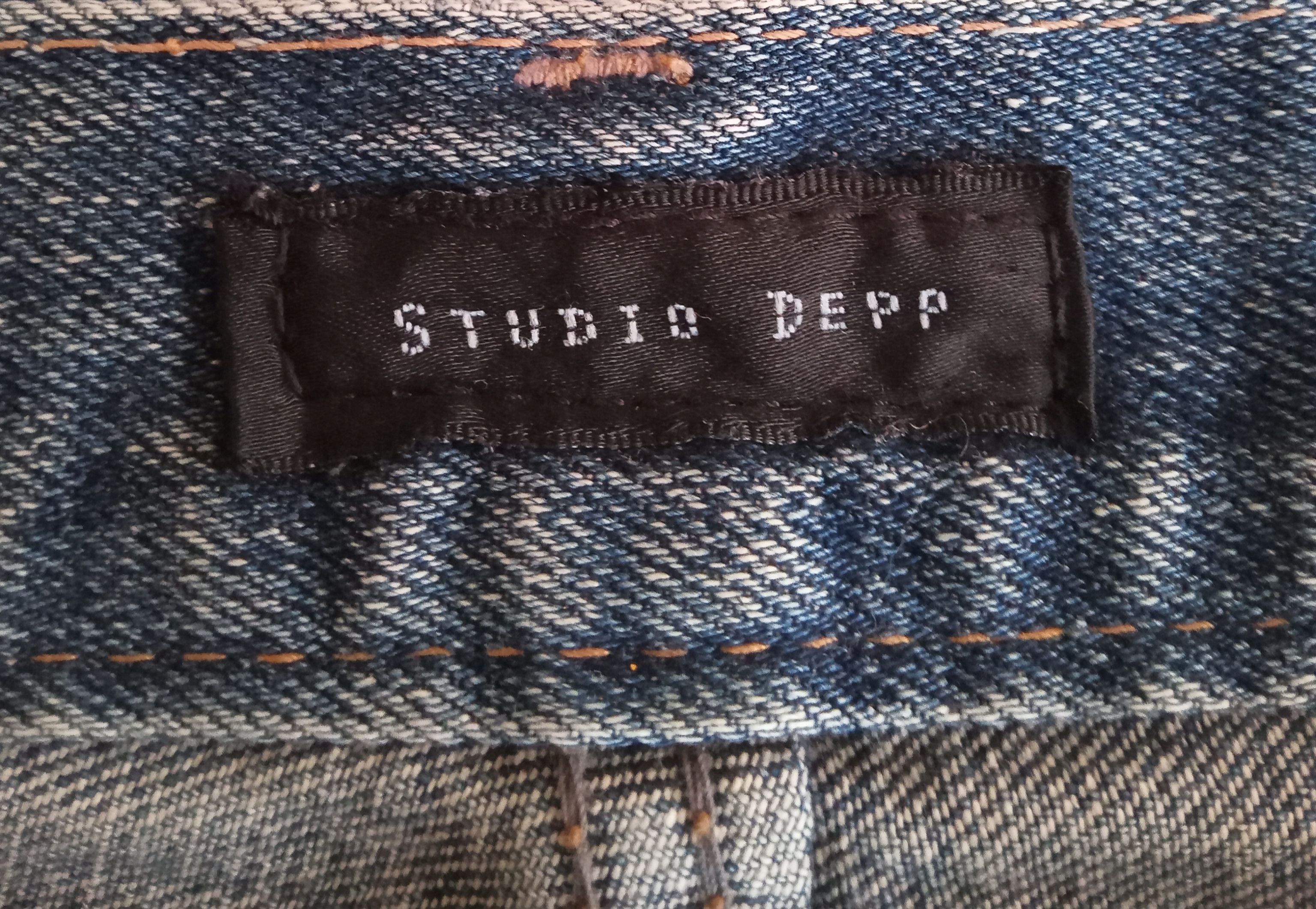 Japanese Brand Studio Depp Distressed Jeans Size US 32 / EU 48 - 3 Thumbnail