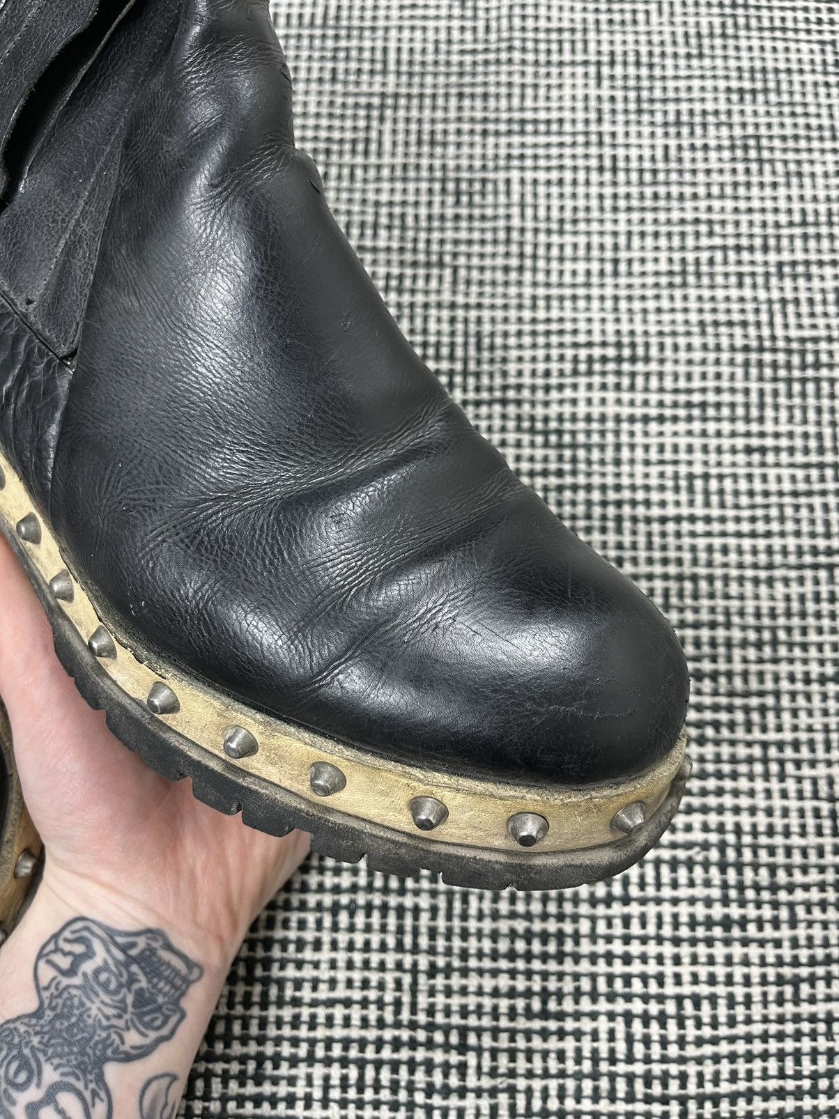 A.S.98 A.S. 98 studded Chelsea chunky boots avant garde Size US 8 / IT 38 - 4 Thumbnail