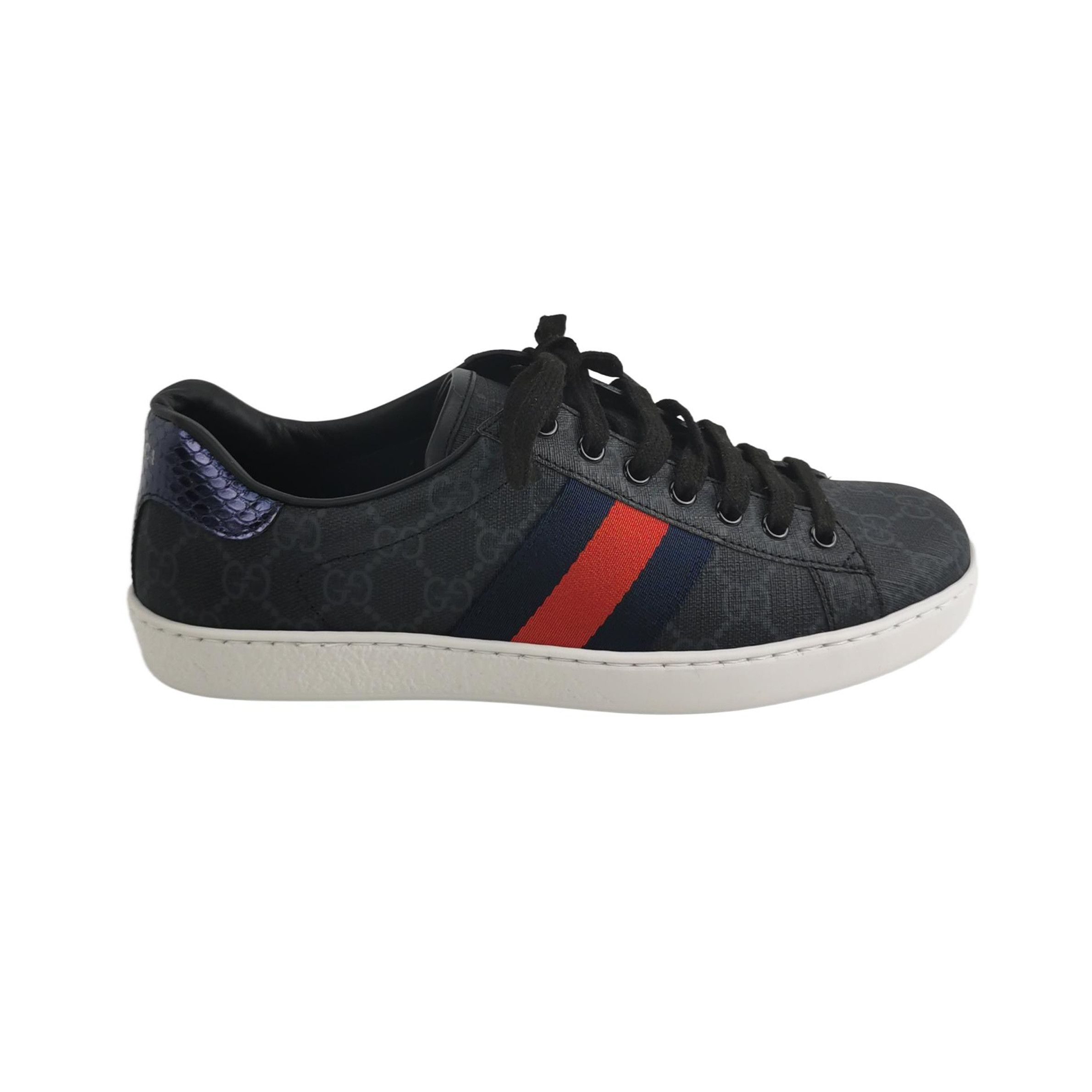 Gucci Gucci GG Supreme Web Ace Sneakers 40.5 Size US 7 / EU 40 - 1 Thumbnail