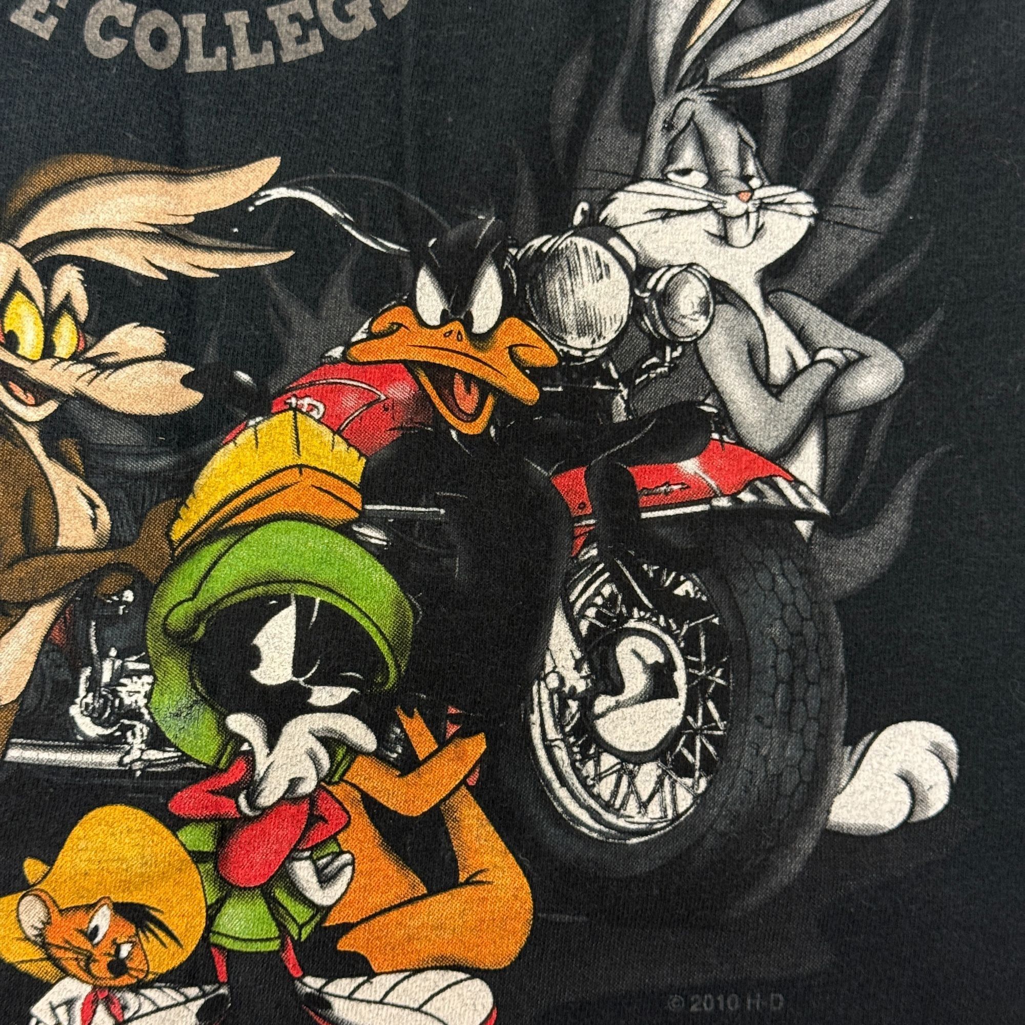 Harley Davidson LOONEY TUNES Crew Motorcycle NEON MARVIN Martian Biker Shirt Size US XL / EU 56 / 4 - 12 Thumbnail