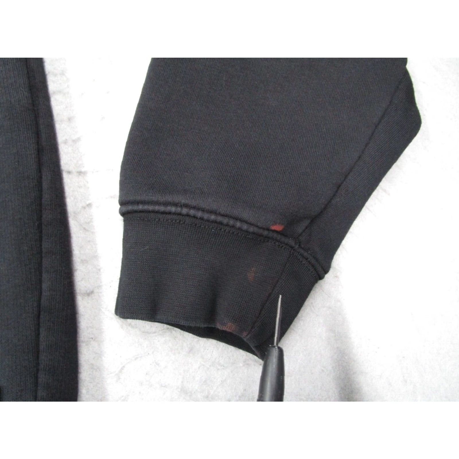 Vintage Armand Basi Sweatshirt Women Small Black Fleece Pullover Long Sleeve Size S / US 4 / IT 40 - 5 Thumbnail