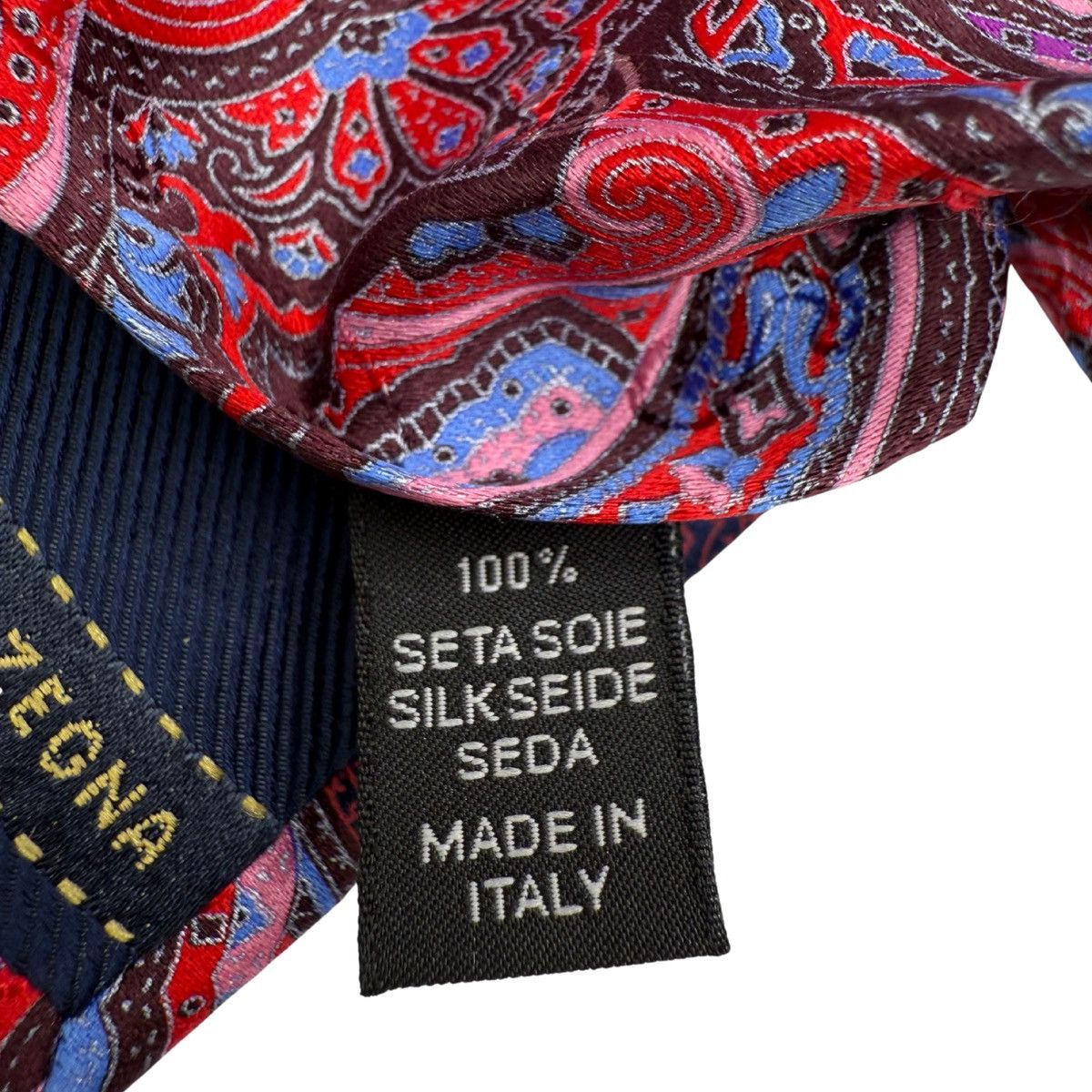 Ermenegildo Zegna Ermenegildo Zegna Silk Tie,Burgundy, Made in Italy, Like New Size ONE SIZE - 5 Thumbnail