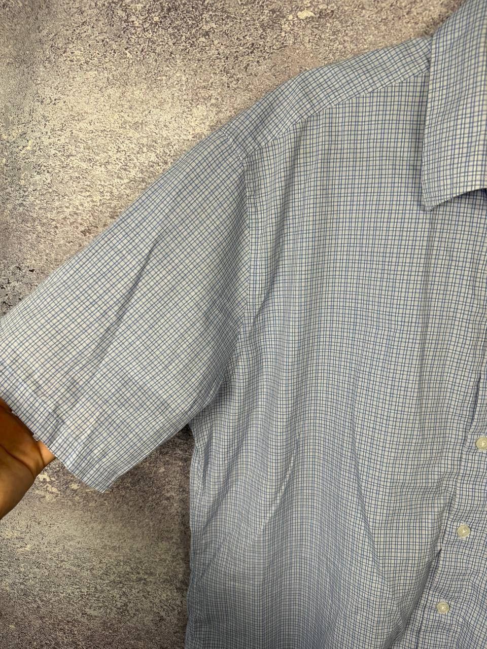 Yves Saint Laurent YSL Yves Saint Laurent Check Short Sleeve Shirt Button XL Size US XL / EU 56 / 4 - 6 Thumbnail