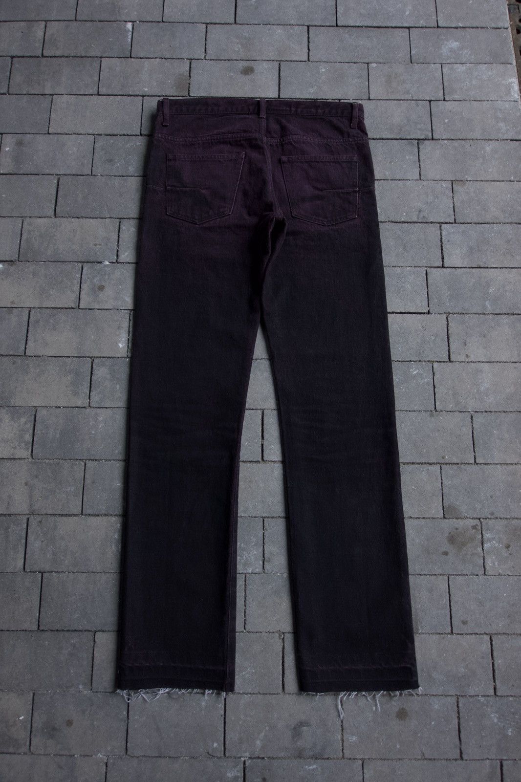 Dior AW08 Dior Blood Burgundy Wax jeans by KVA Waxed Size US 30 / EU 46 - 2 Thumbnail