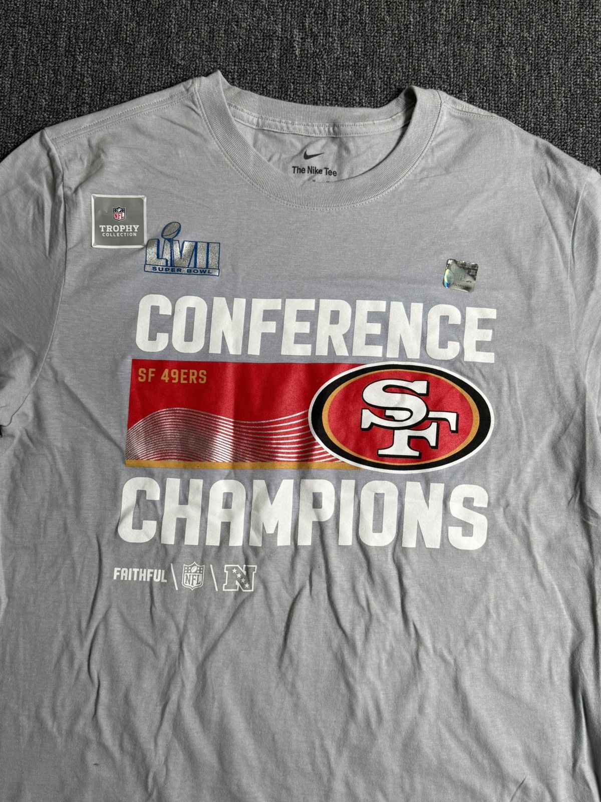 NFL × Nike Nike San Francisco 49ers Men T-shirt Conference Champions Size US M / EU 48-50 / 2 - 3 Thumbnail