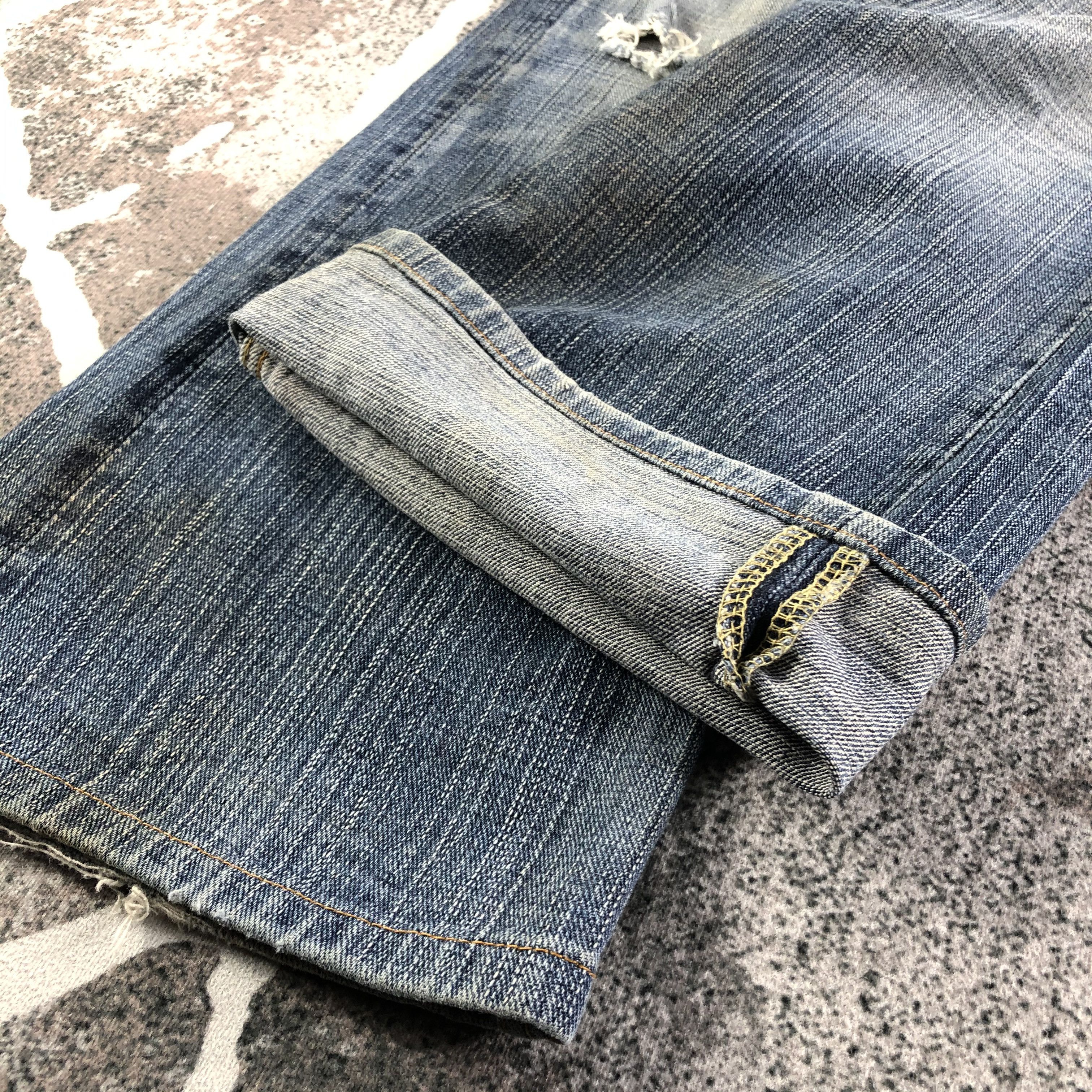 Japanese Brand Denim Craft Jeans Distressed Denim KJ2425 Size US 32 / EU 48 - 7 Thumbnail