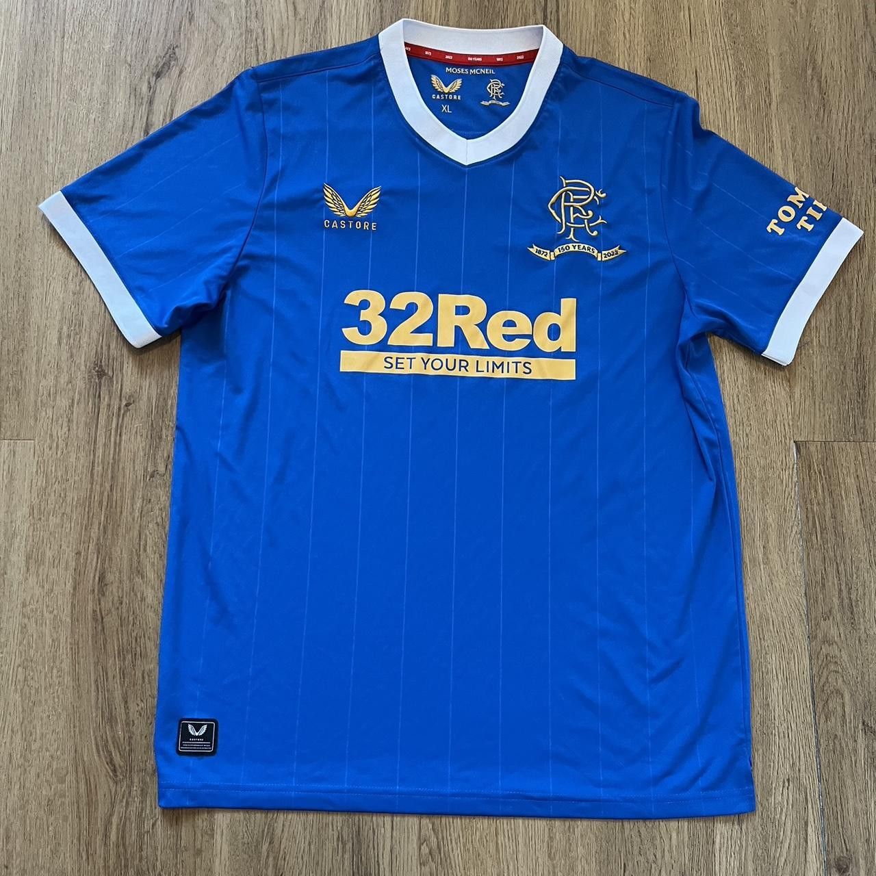 Castore Rangers 2022-23 Home shirt #RangersFC football Shirt Castore Size US XL / EU 56 / 4 - 1 Thumbnail